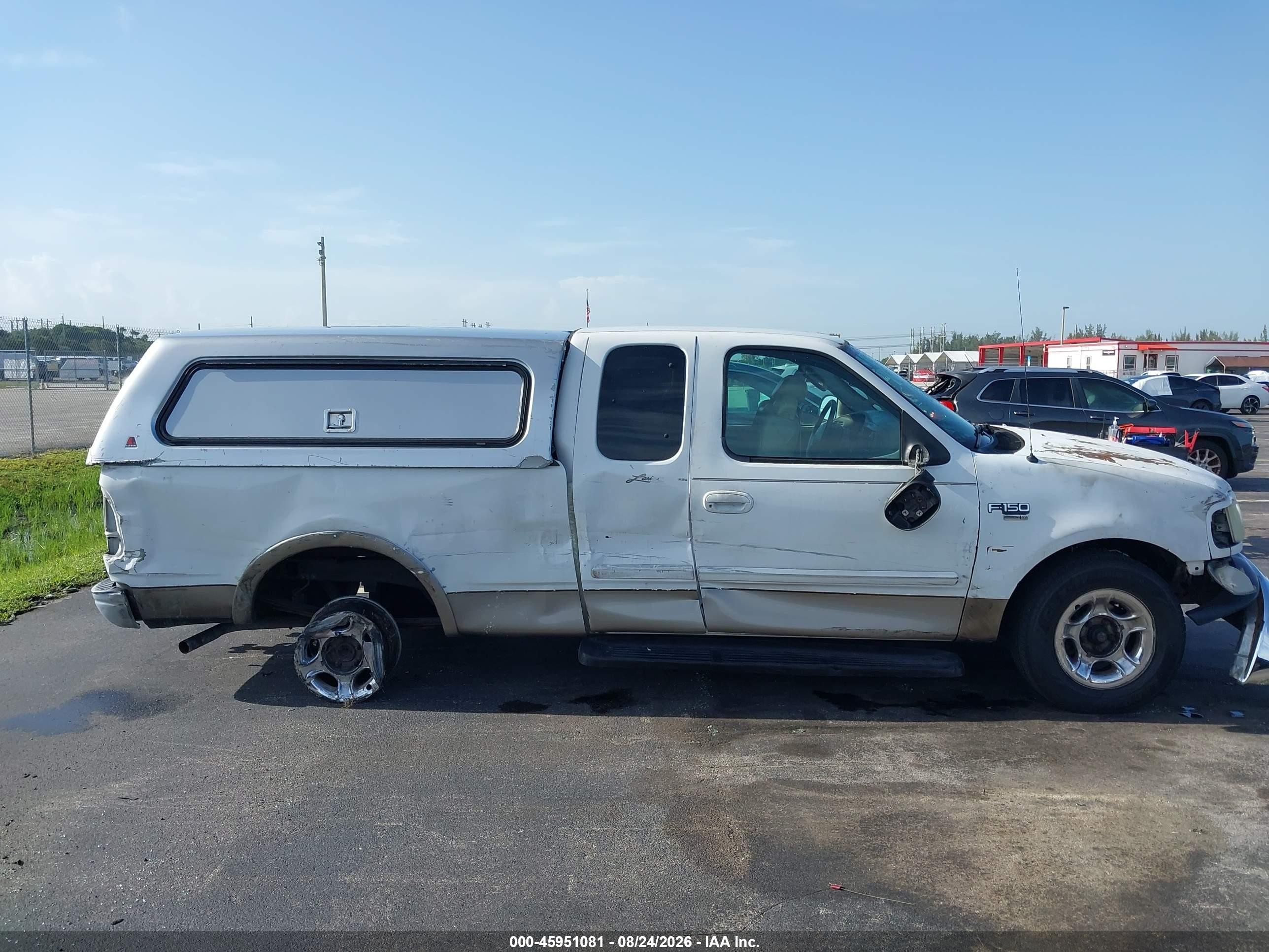 2003 Ford F-150 Lariat/xl/xlt White vin: 2FTRX17L93CA78752