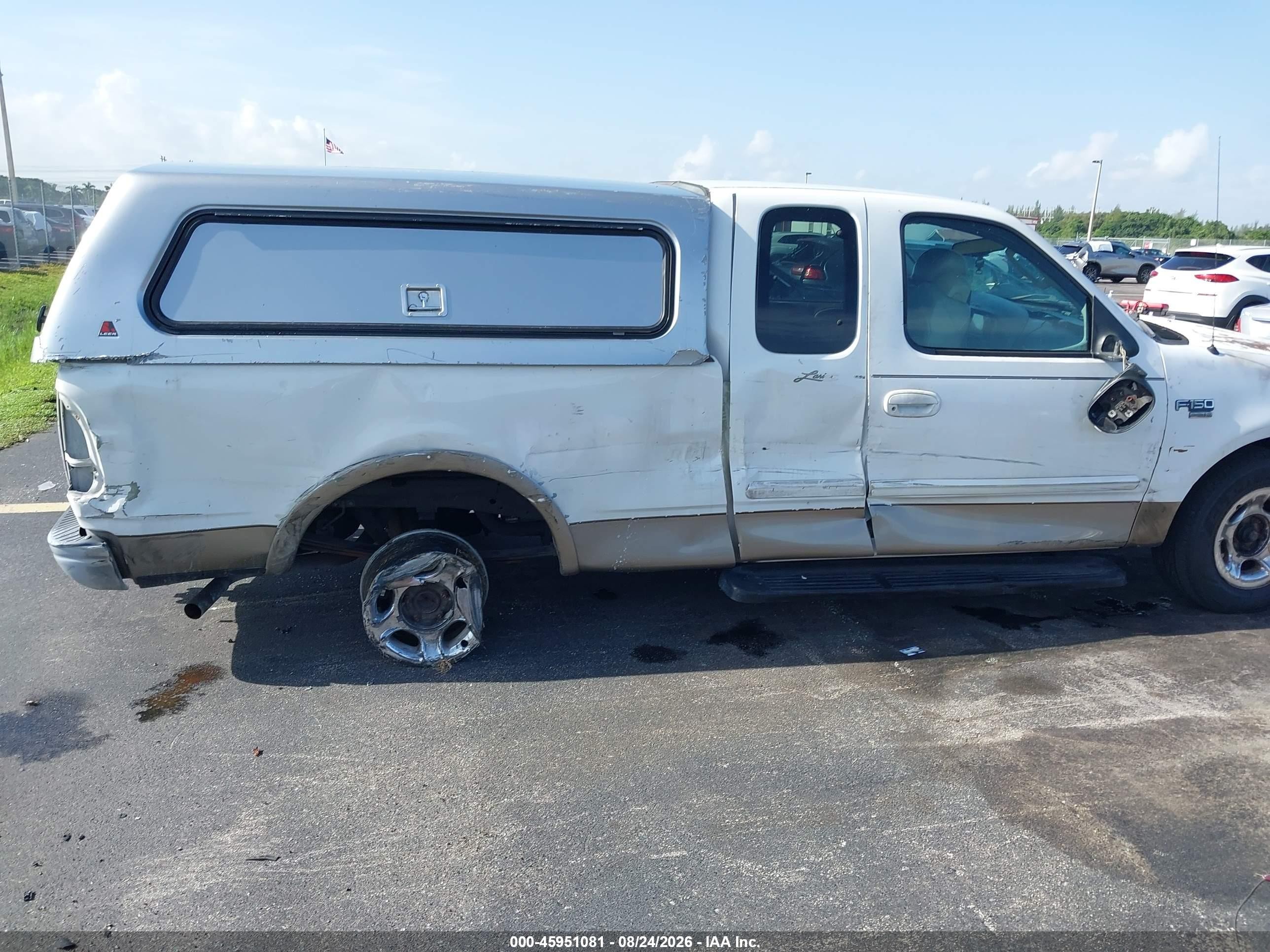2003 Ford F-150 Lariat/xl/xlt White vin: 2FTRX17L93CA78752