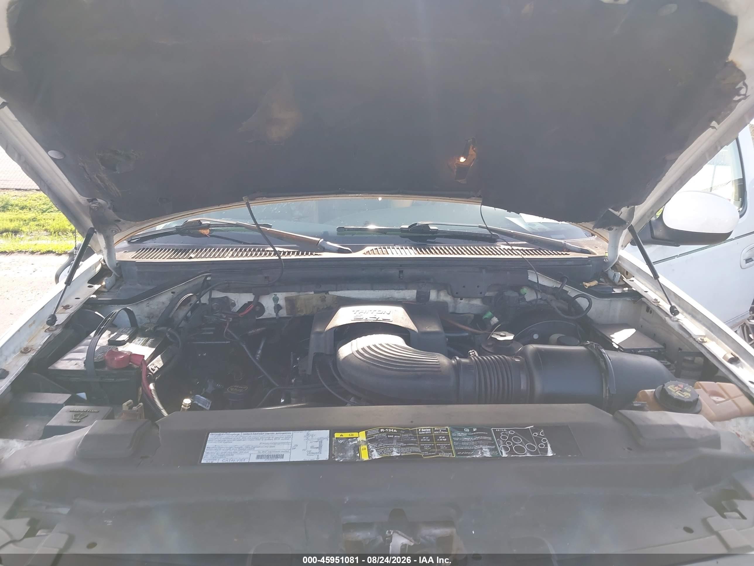 2003 Ford F-150 Lariat/xl/xlt White vin: 2FTRX17L93CA78752