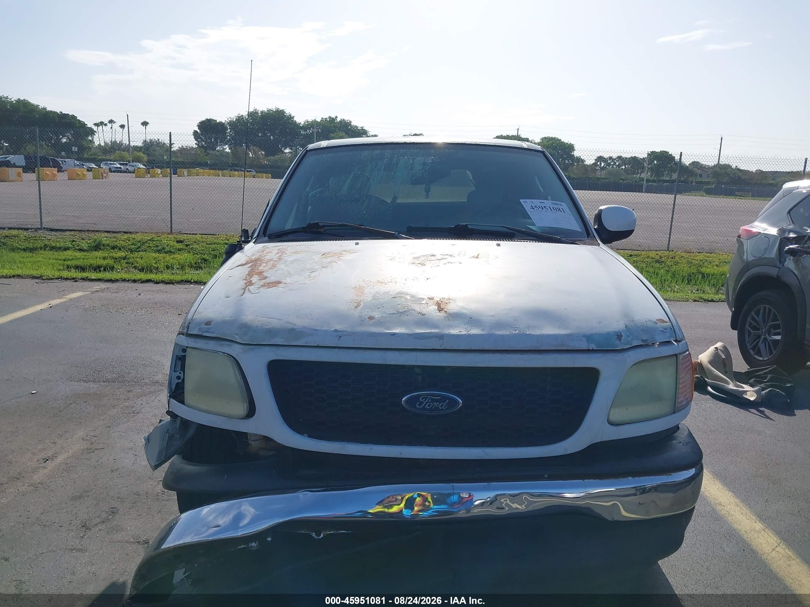 2003 Ford F-150 Lariat/xl/xlt White vin: 2FTRX17L93CA78752