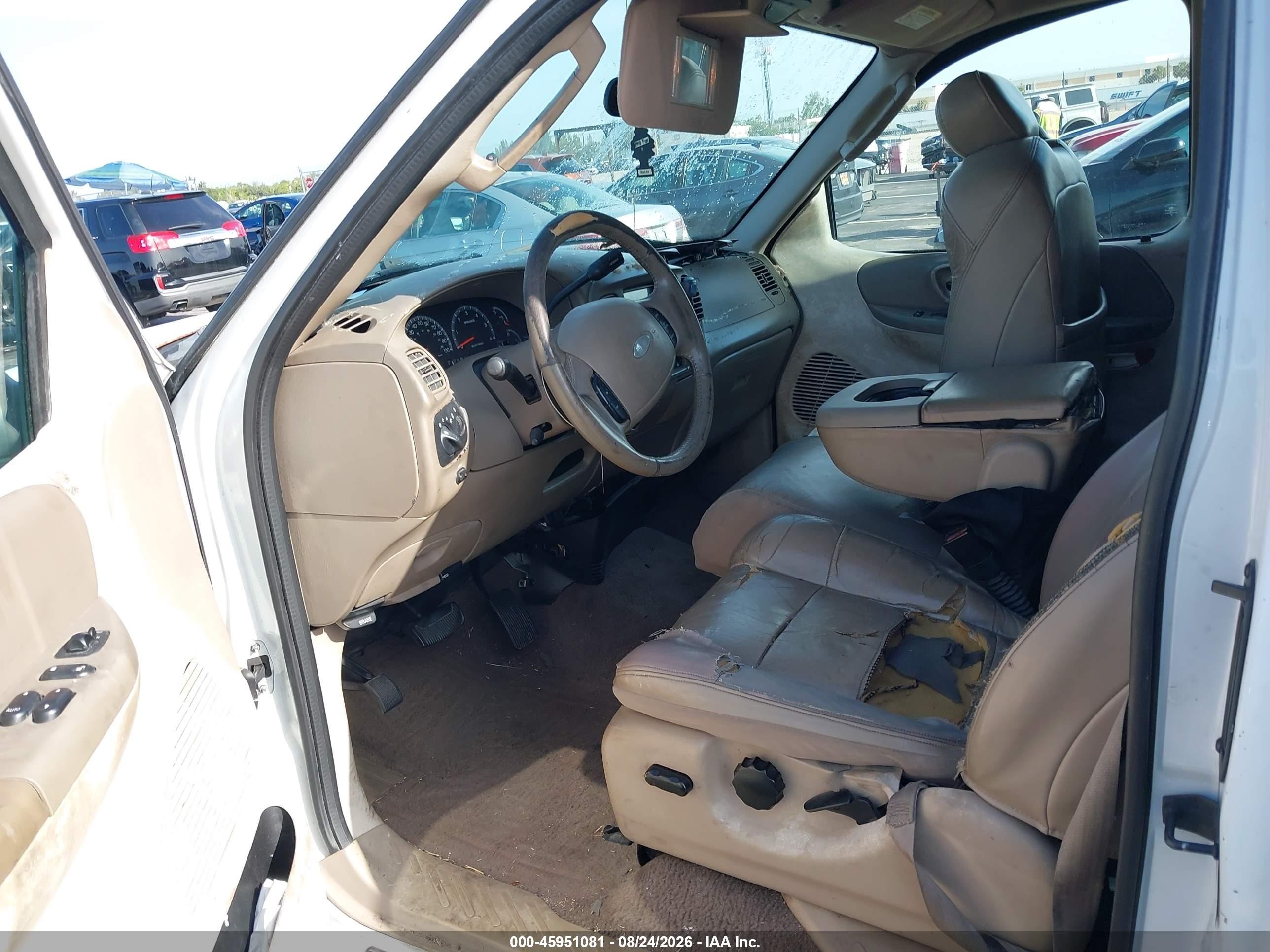 2003 Ford F-150 Lariat/xl/xlt White vin: 2FTRX17L93CA78752