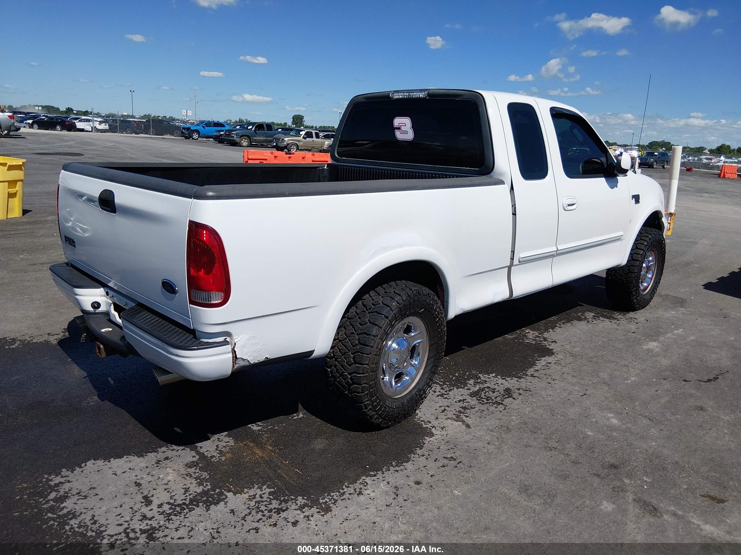 2003 Ford F-150 Lariat/xl/xlt White vin: 2FTRX17W23CA44078
