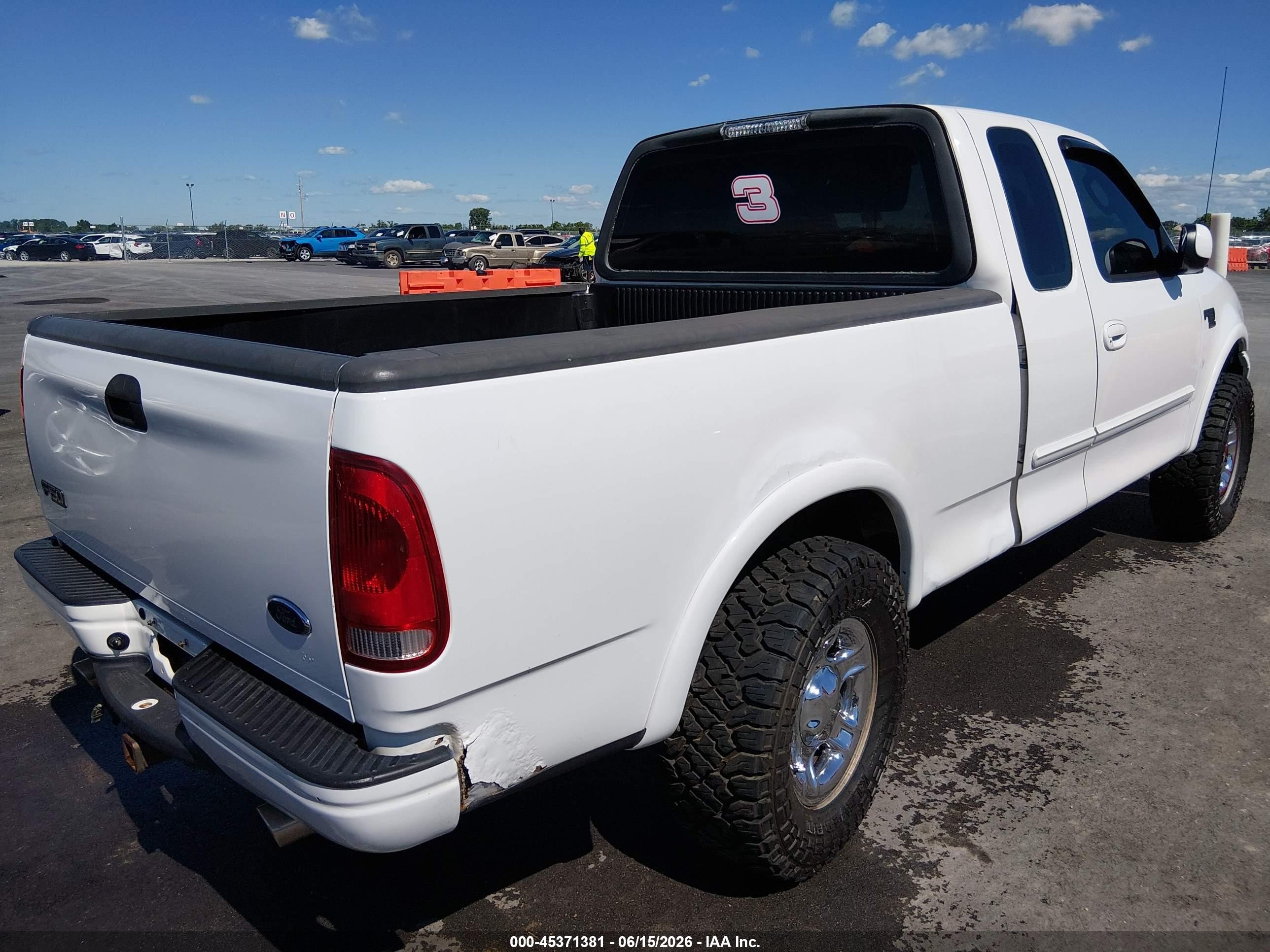 2003 Ford F-150 Lariat/xl/xlt White vin: 2FTRX17W23CA44078