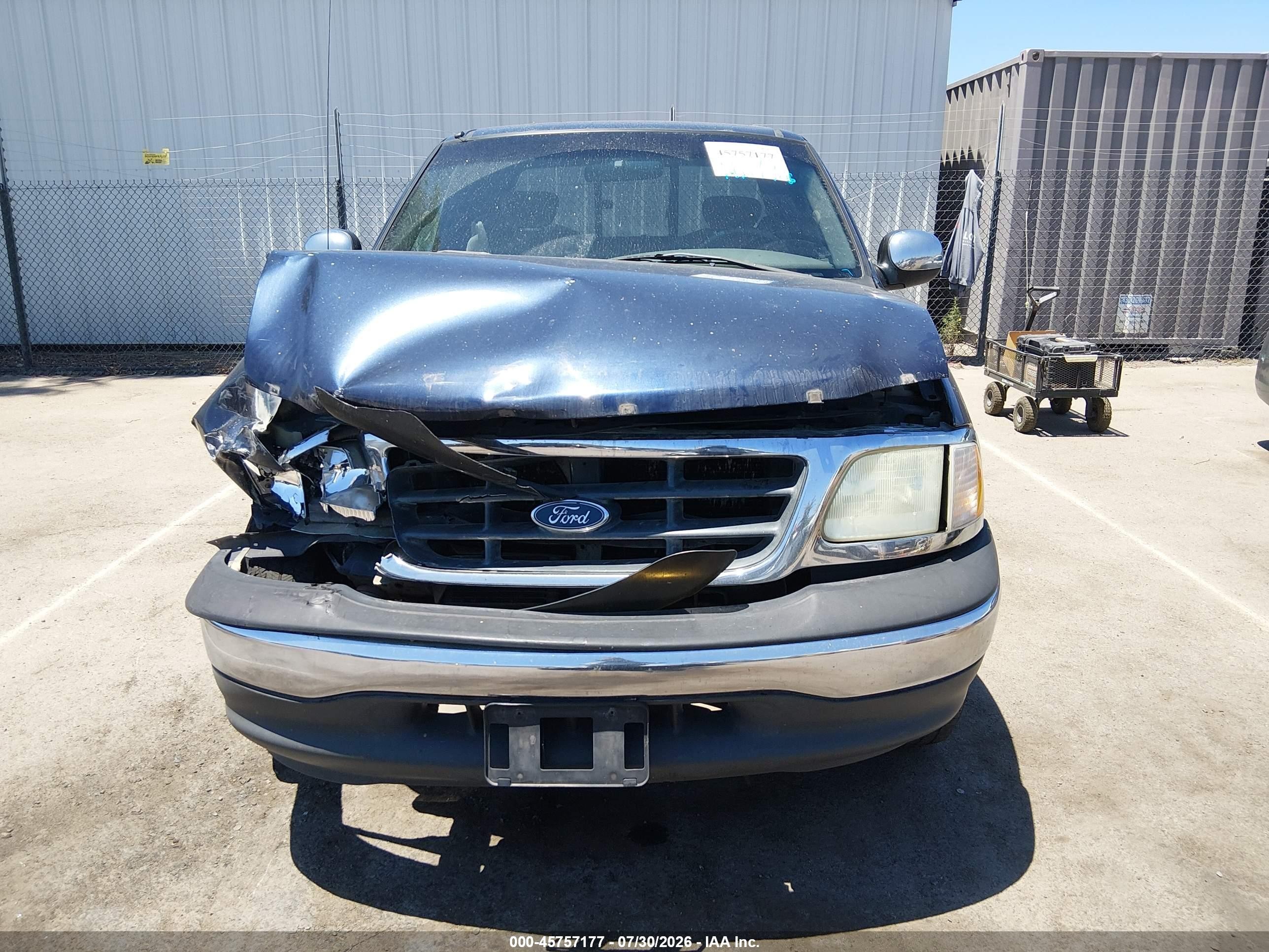 2002 Ford F-150 Lariat/xl/xlt Dark Blue vin: 2FTRX17W32CA28910