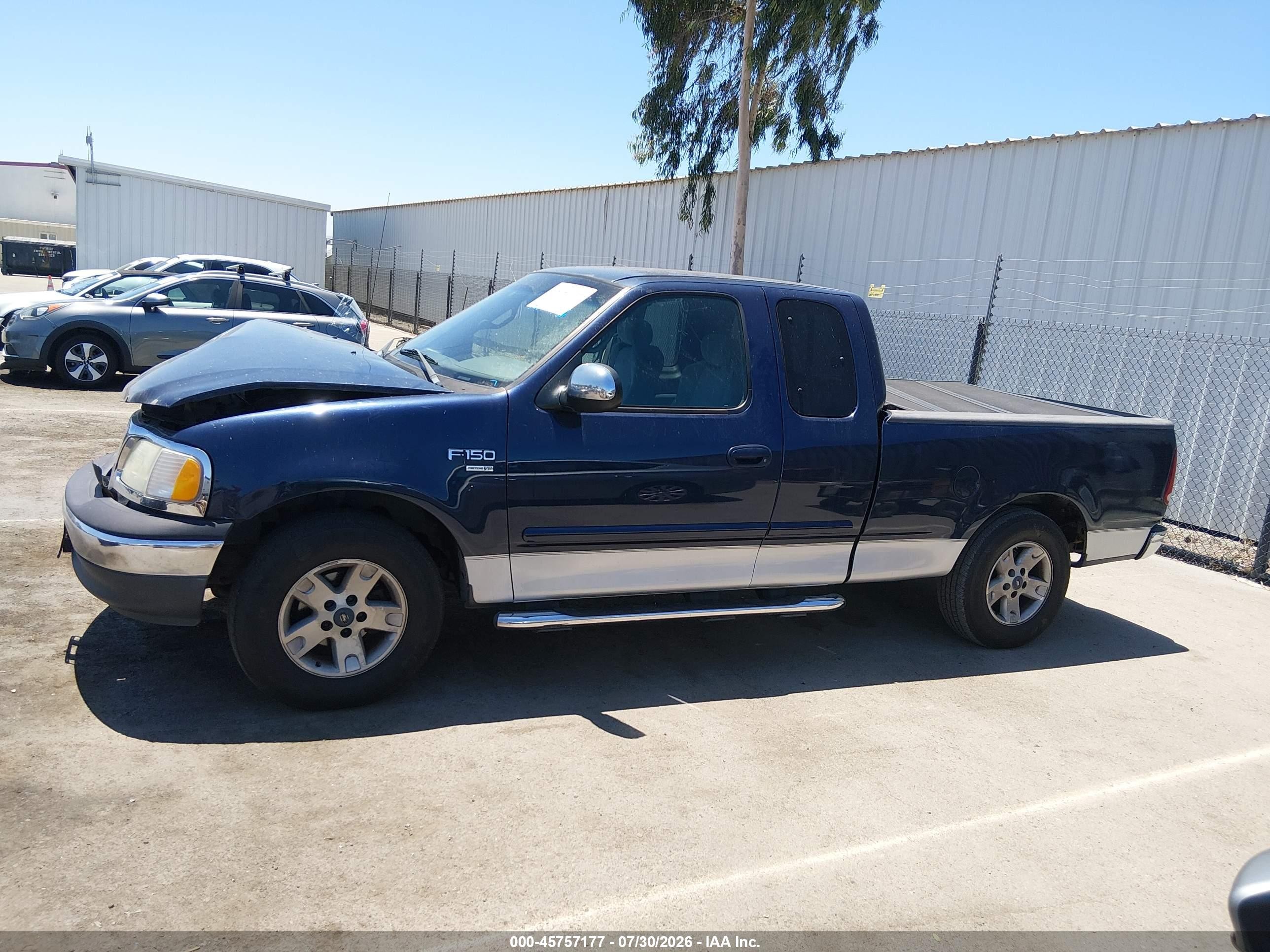 2002 Ford F-150 Lariat/xl/xlt Dark Blue vin: 2FTRX17W32CA28910