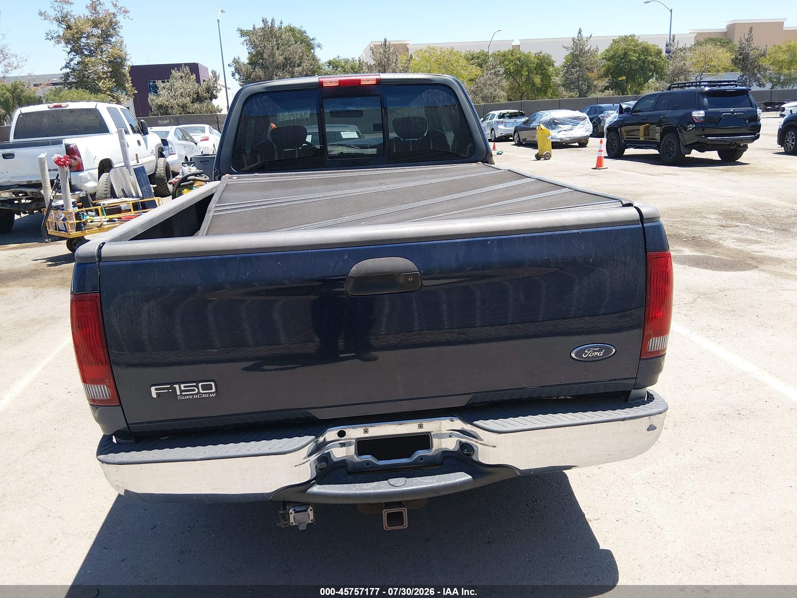 2002 Ford F-150 Lariat/xl/xlt Dark Blue vin: 2FTRX17W32CA28910