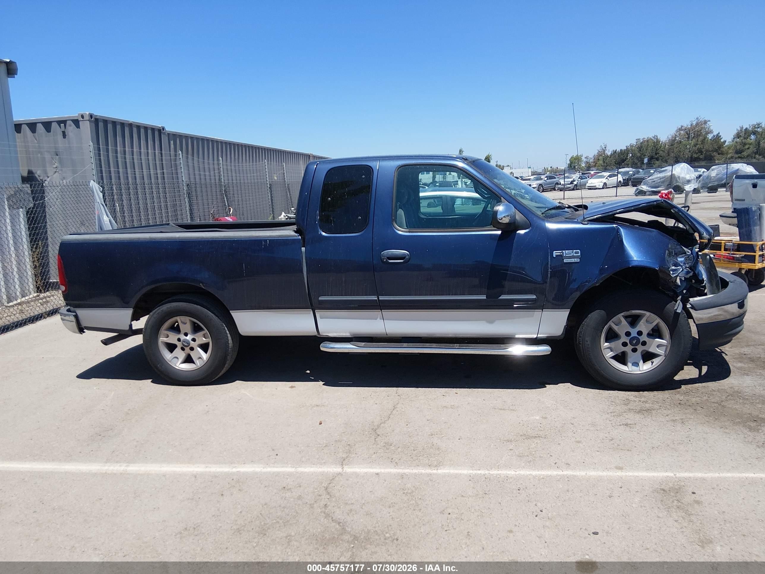 2002 Ford F-150 Lariat/xl/xlt Dark Blue vin: 2FTRX17W32CA28910