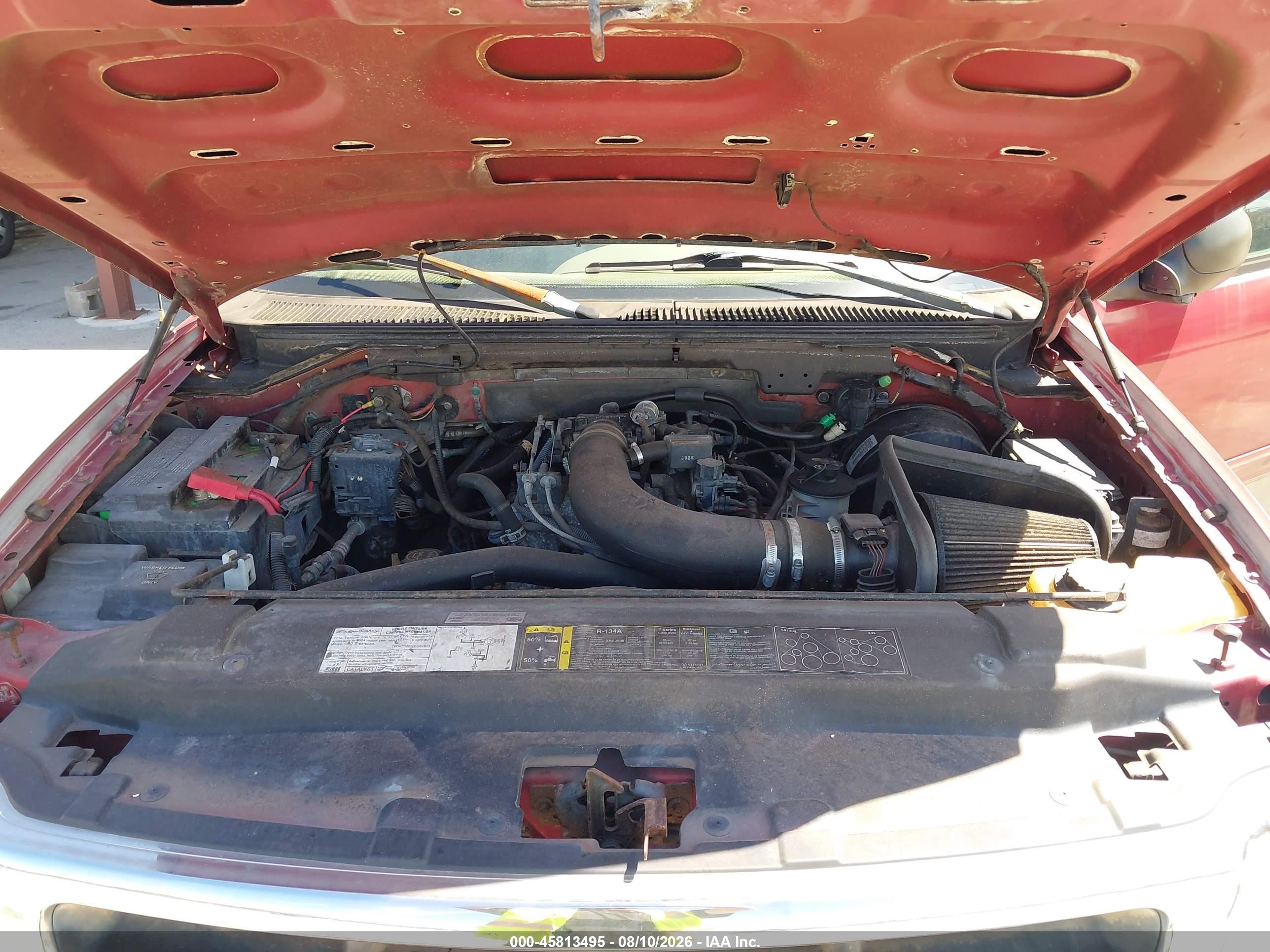2004 Ford F-150 Heritage Xl/xlt Red vin: 2FTRX17W44CA14355