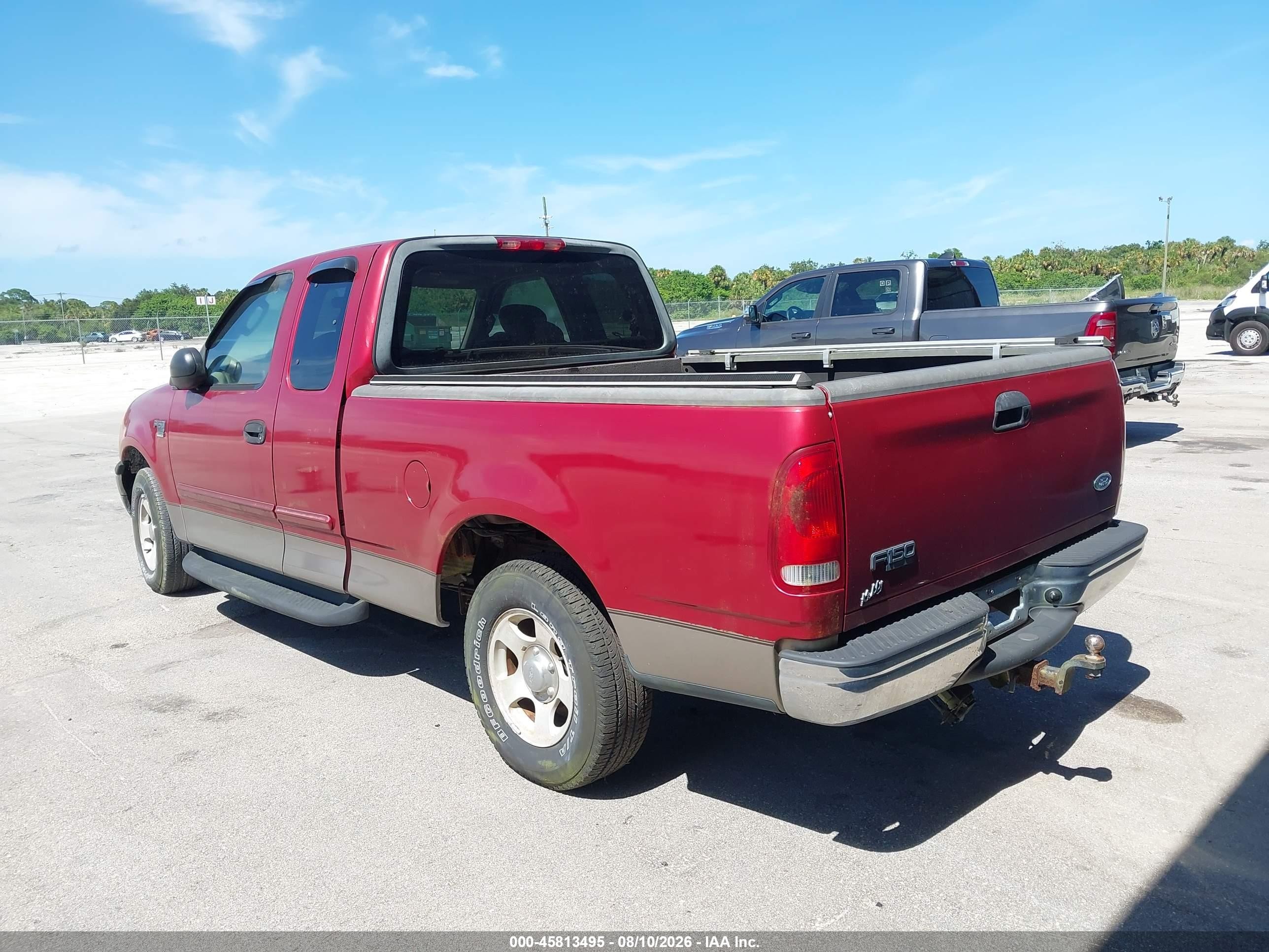 2004 Ford F-150 Heritage Xl/xlt Red vin: 2FTRX17W44CA14355