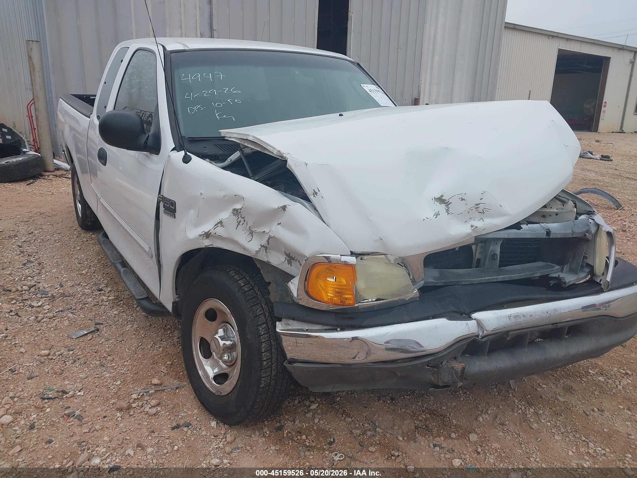 2004 Ford F-150 Heritage Xl/xlt White vin: 2FTRX17W74CA14947