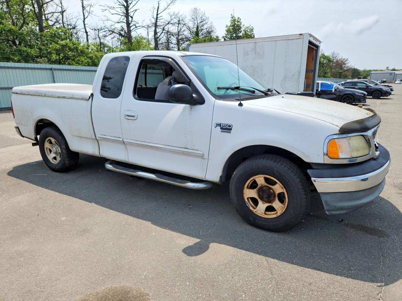 2003 Ford F150 White vin: 2FTRX17W83CB11167