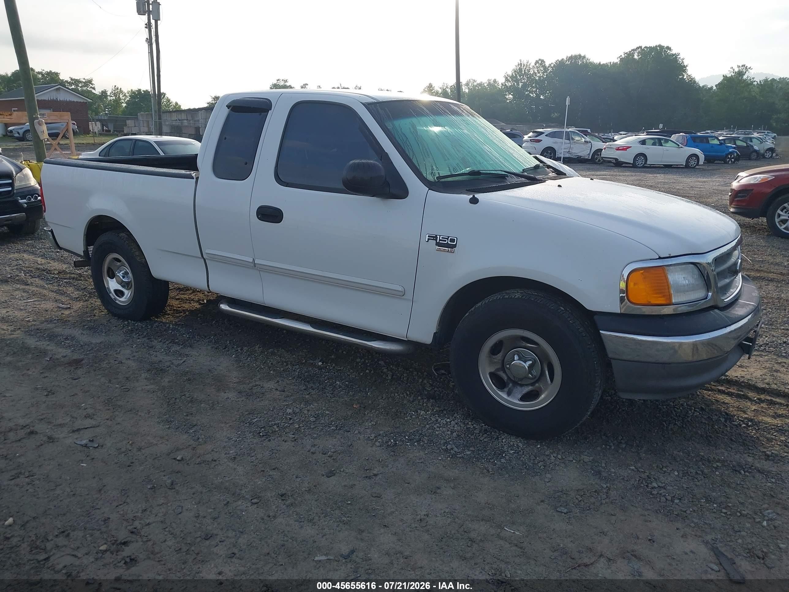 2004 Ford F-150 Heritage Xl/xlt White vin: 2FTRX17W84CA51361