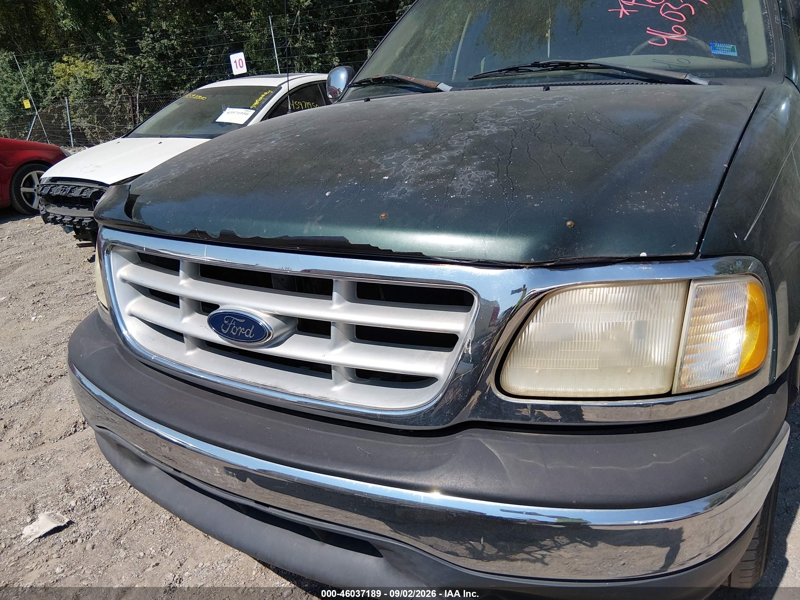 2001 Ford F-150 Lariat/xl/xlt Зеленый vin: 2FTRX17W91CA40462