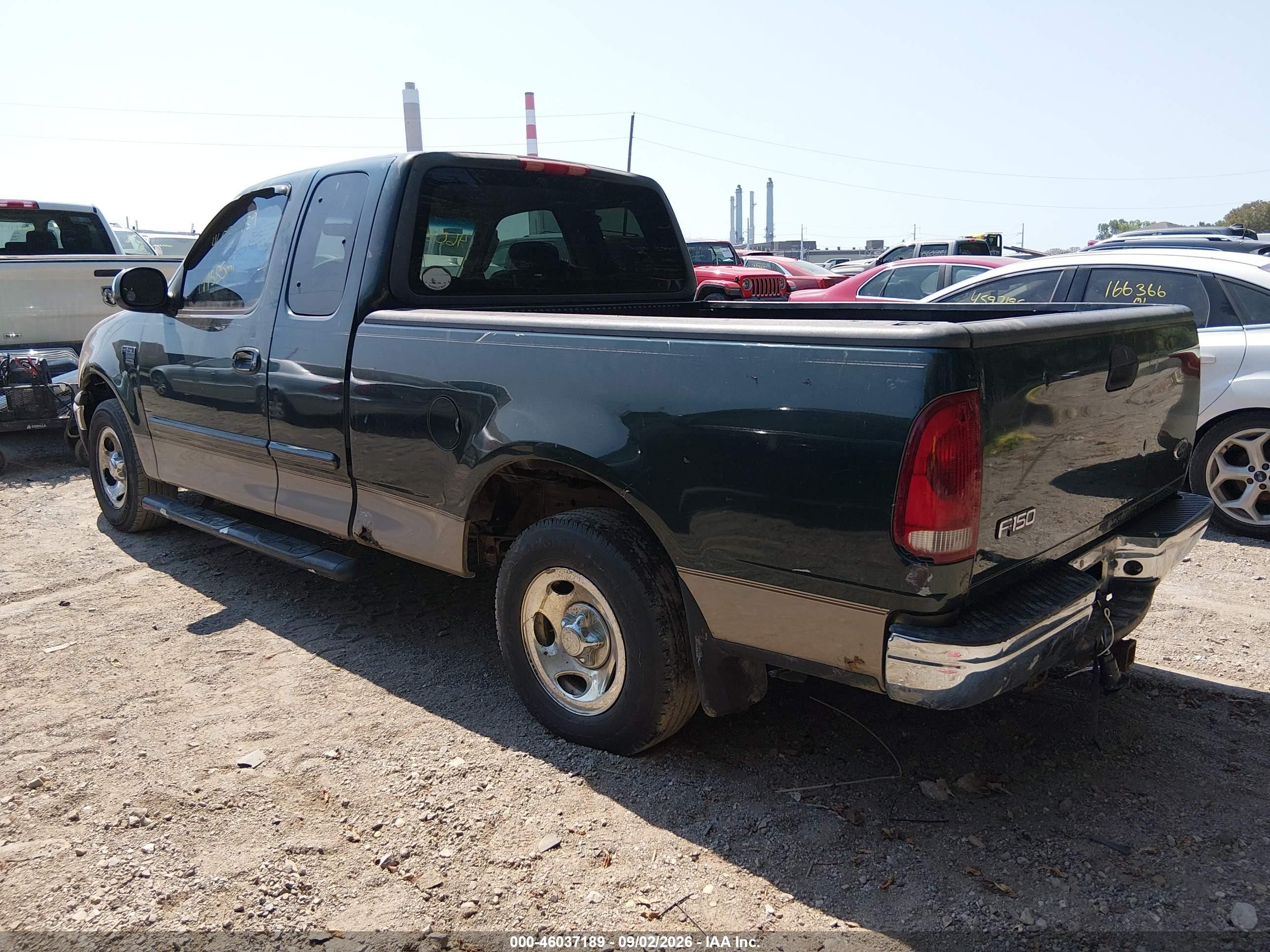 2001 Ford F-150 Lariat/xl/xlt Зеленый vin: 2FTRX17W91CA40462