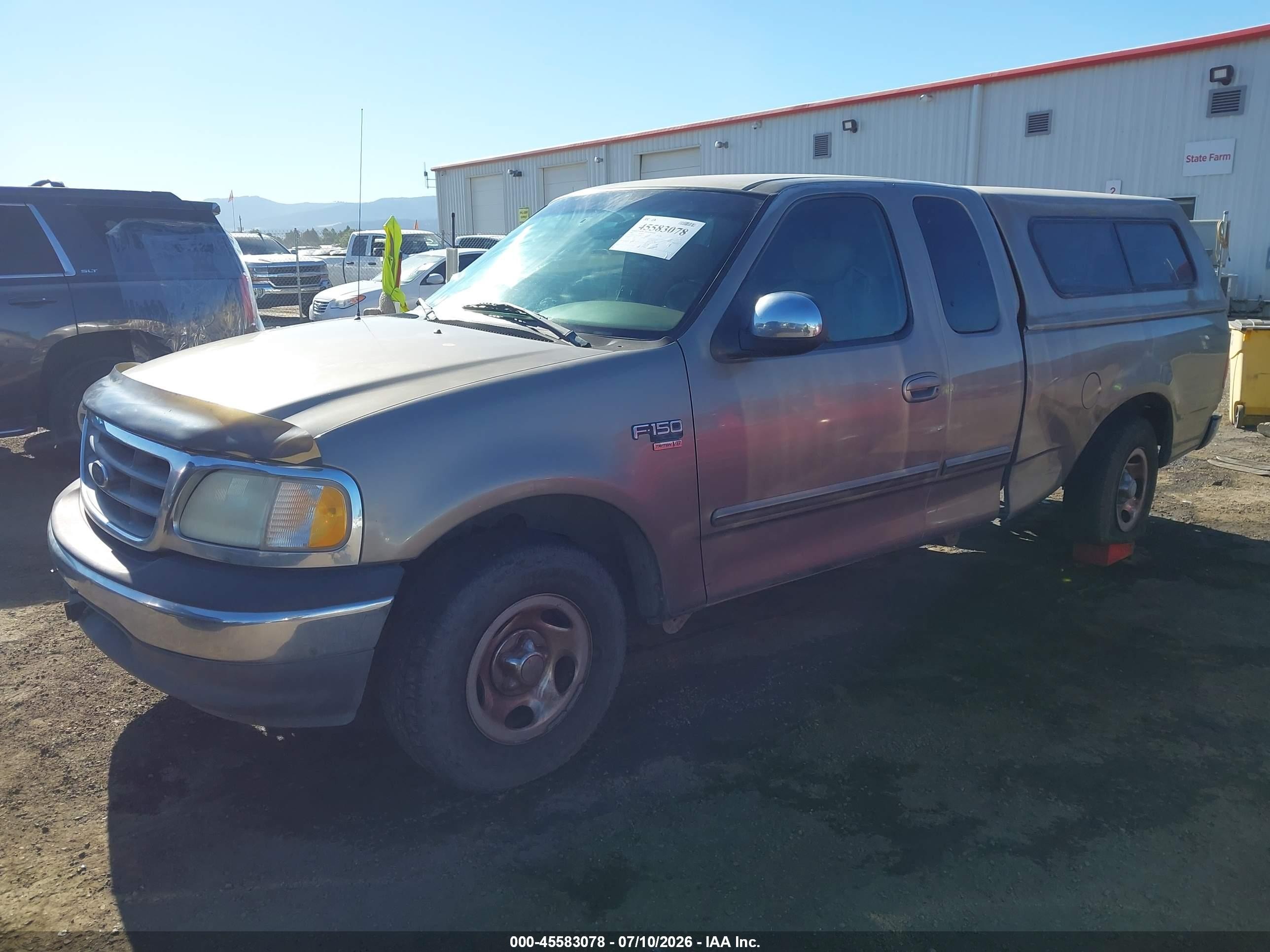 2002 Ford F-150 Lariat/xl/xlt Brown vin: 2FTRX17WX2CB00217