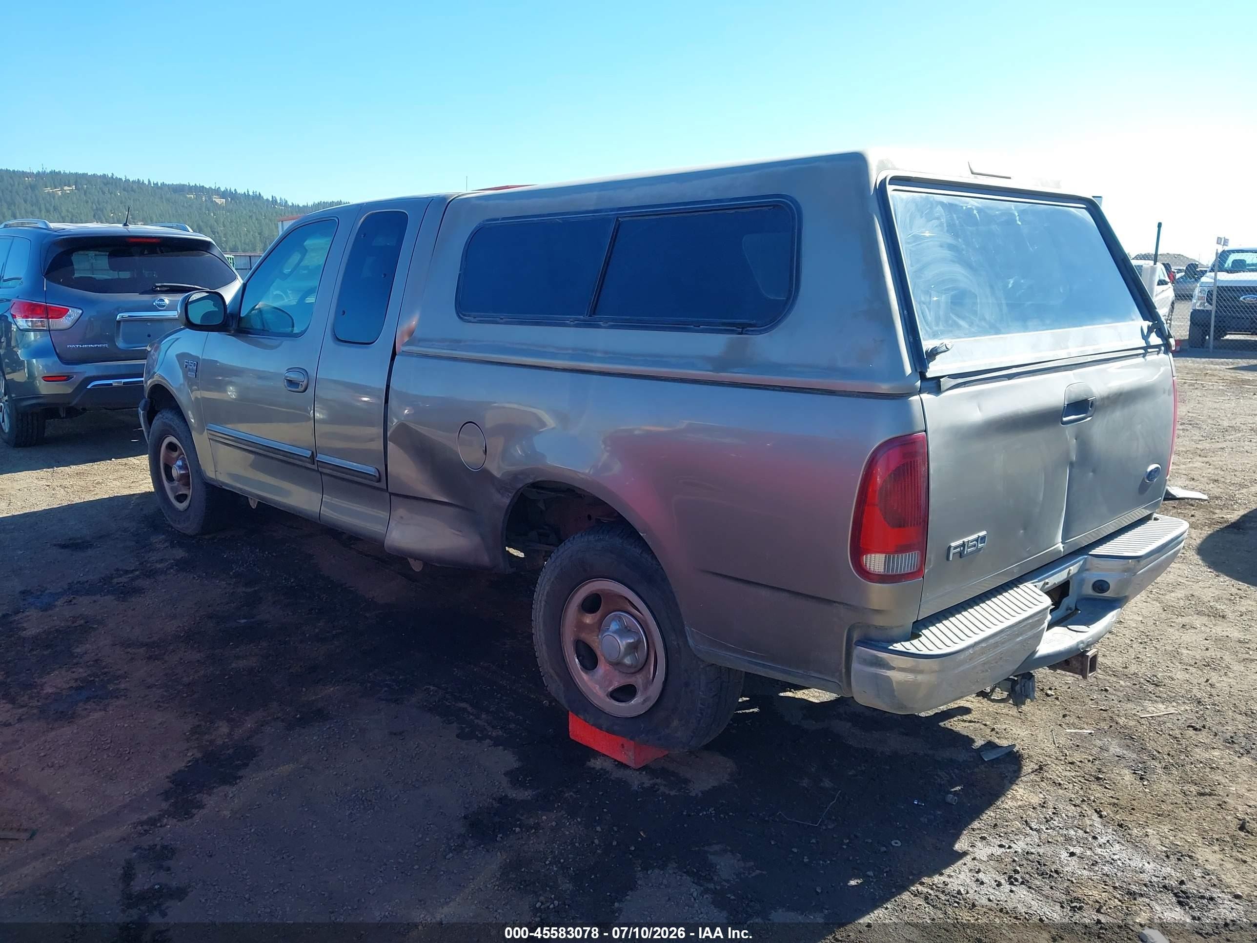 2002 Ford F-150 Lariat/xl/xlt Brown vin: 2FTRX17WX2CB00217