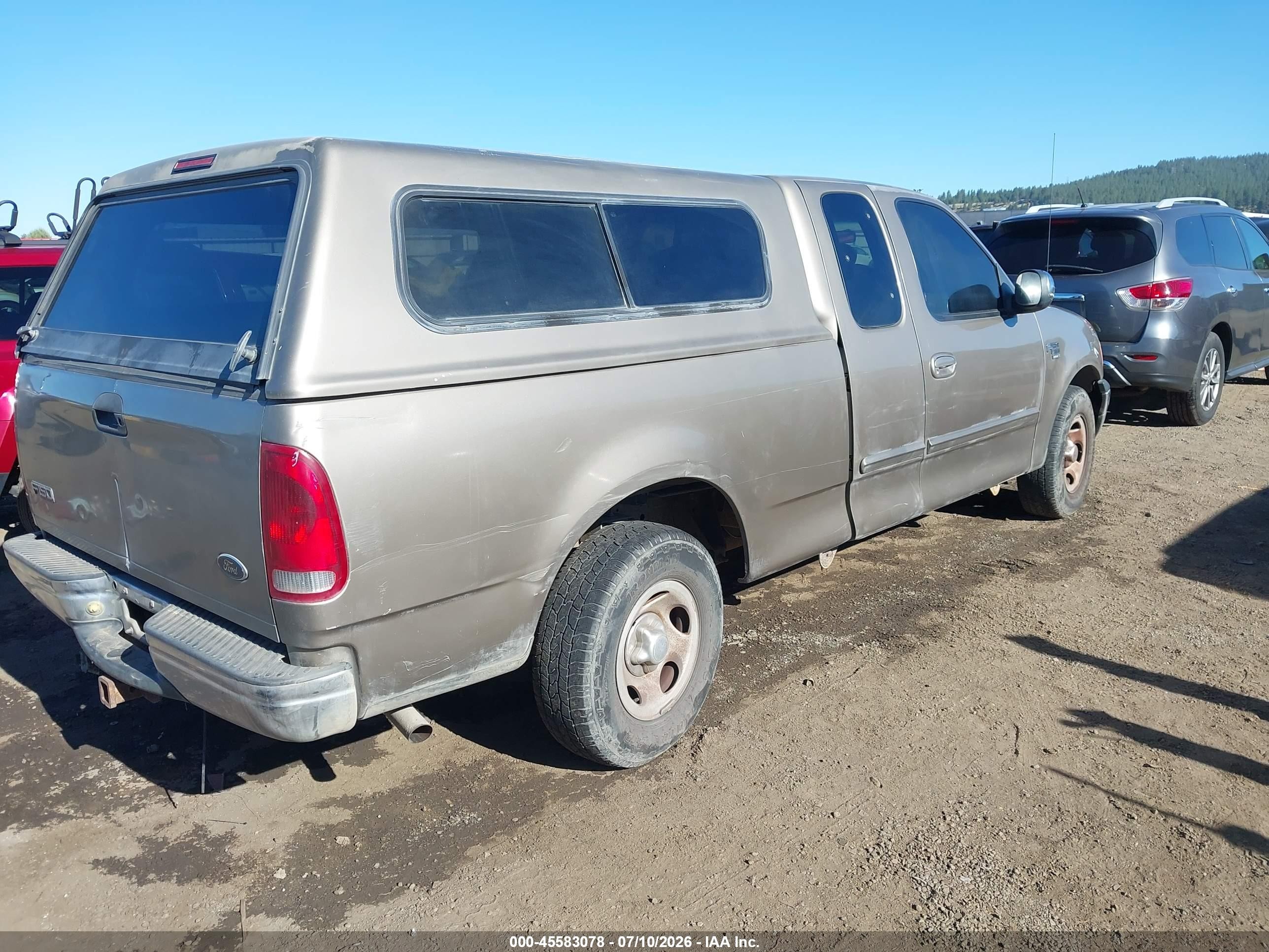 2002 Ford F-150 Lariat/xl/xlt Brown vin: 2FTRX17WX2CB00217