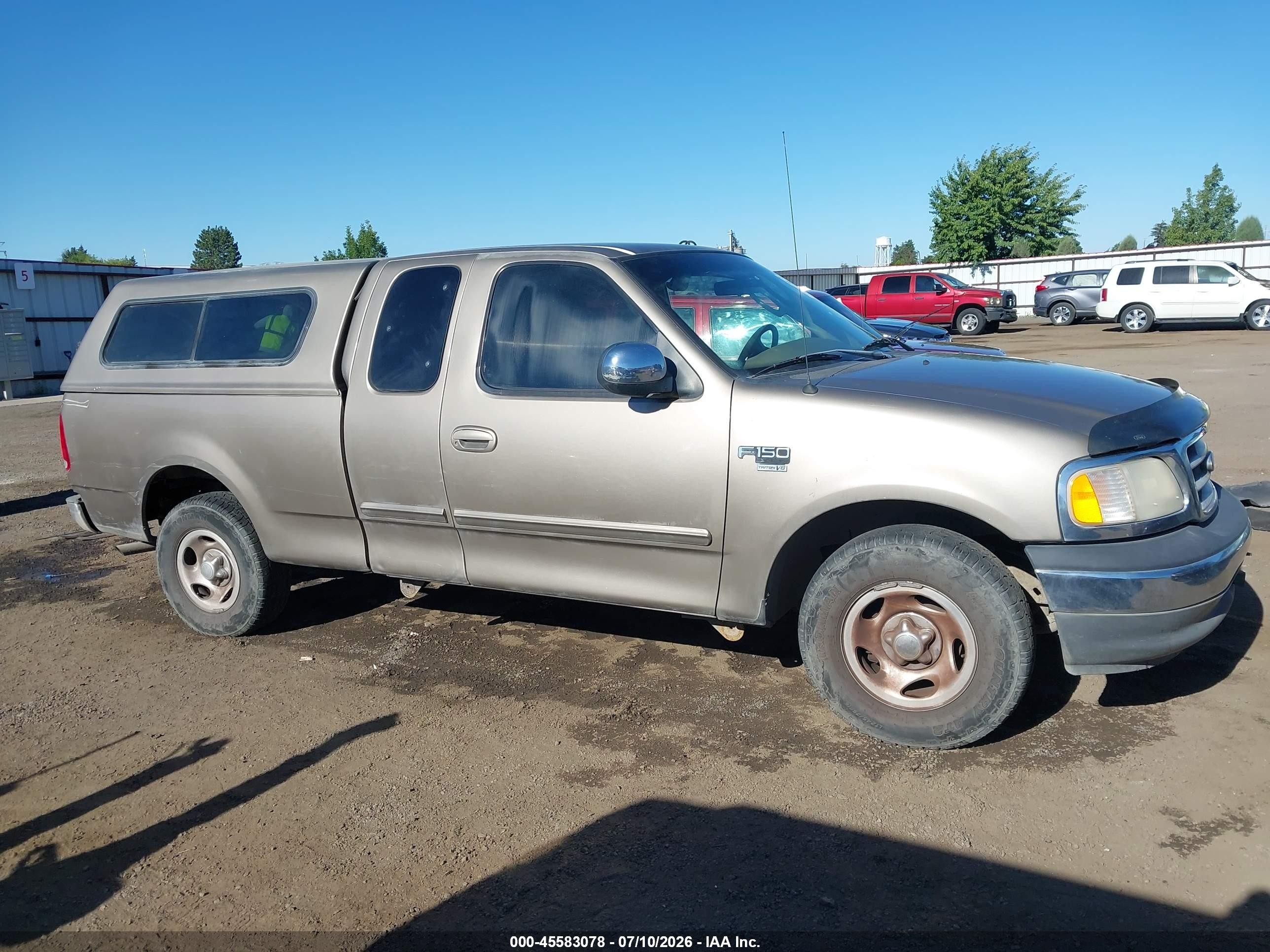 2002 Ford F-150 Lariat/xl/xlt Brown vin: 2FTRX17WX2CB00217