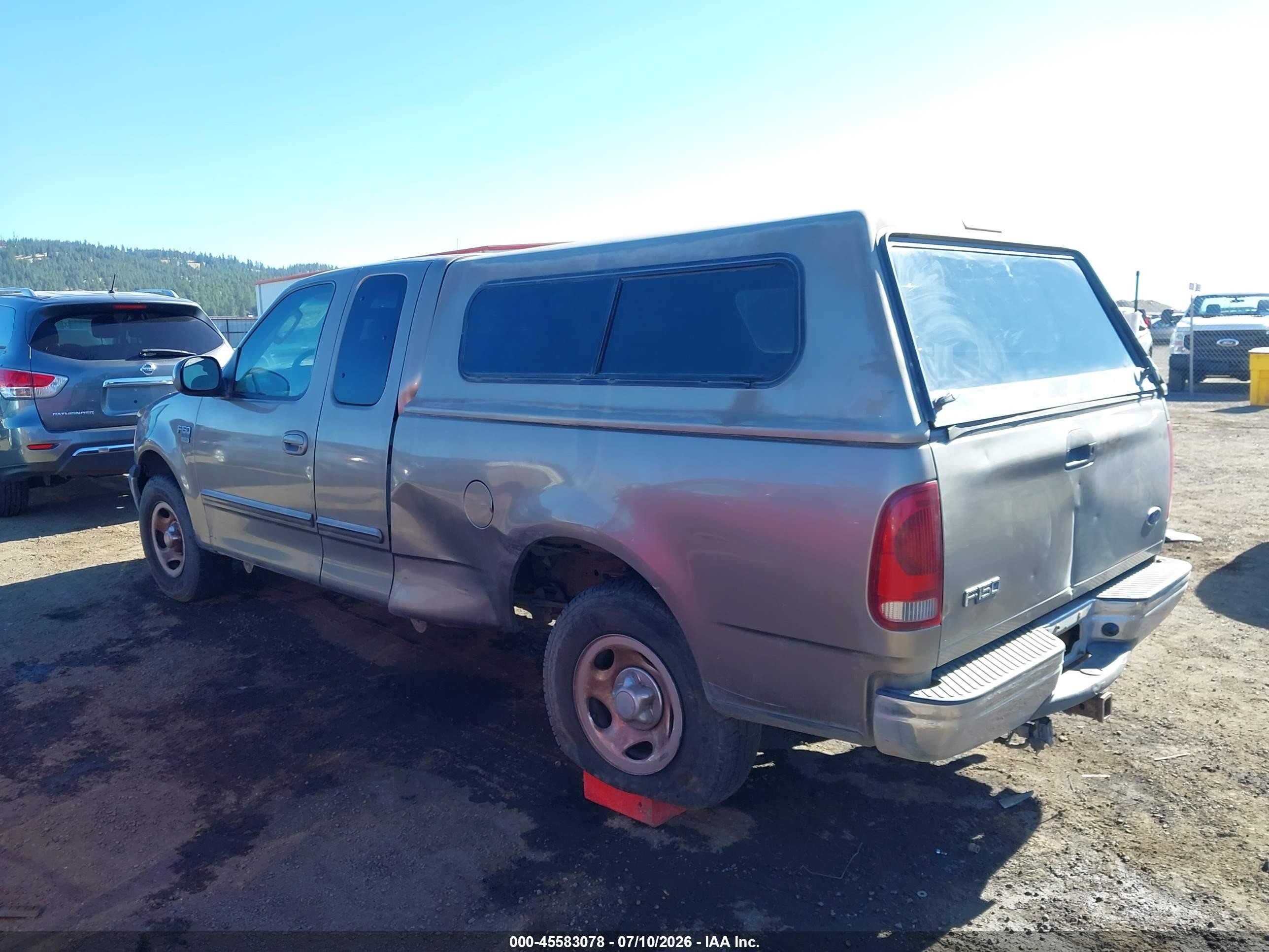 2002 Ford F-150 Lariat/xl/xlt Brown vin: 2FTRX17WX2CB00217