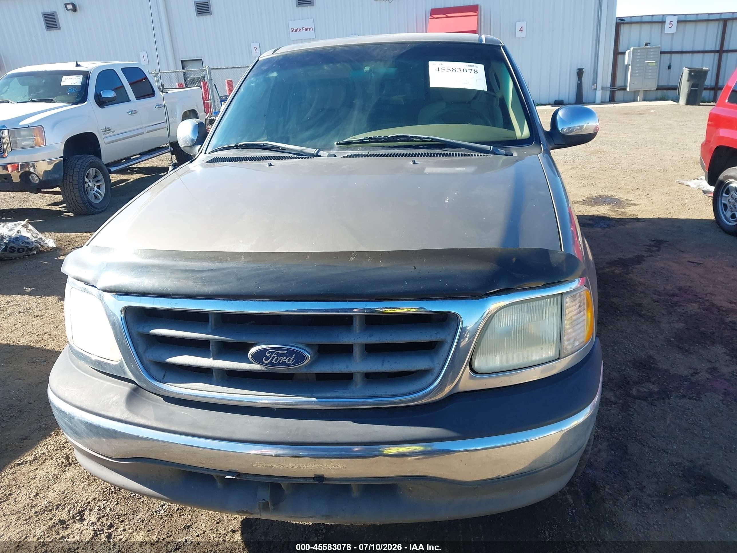 2002 Ford F-150 Lariat/xl/xlt Brown vin: 2FTRX17WX2CB00217