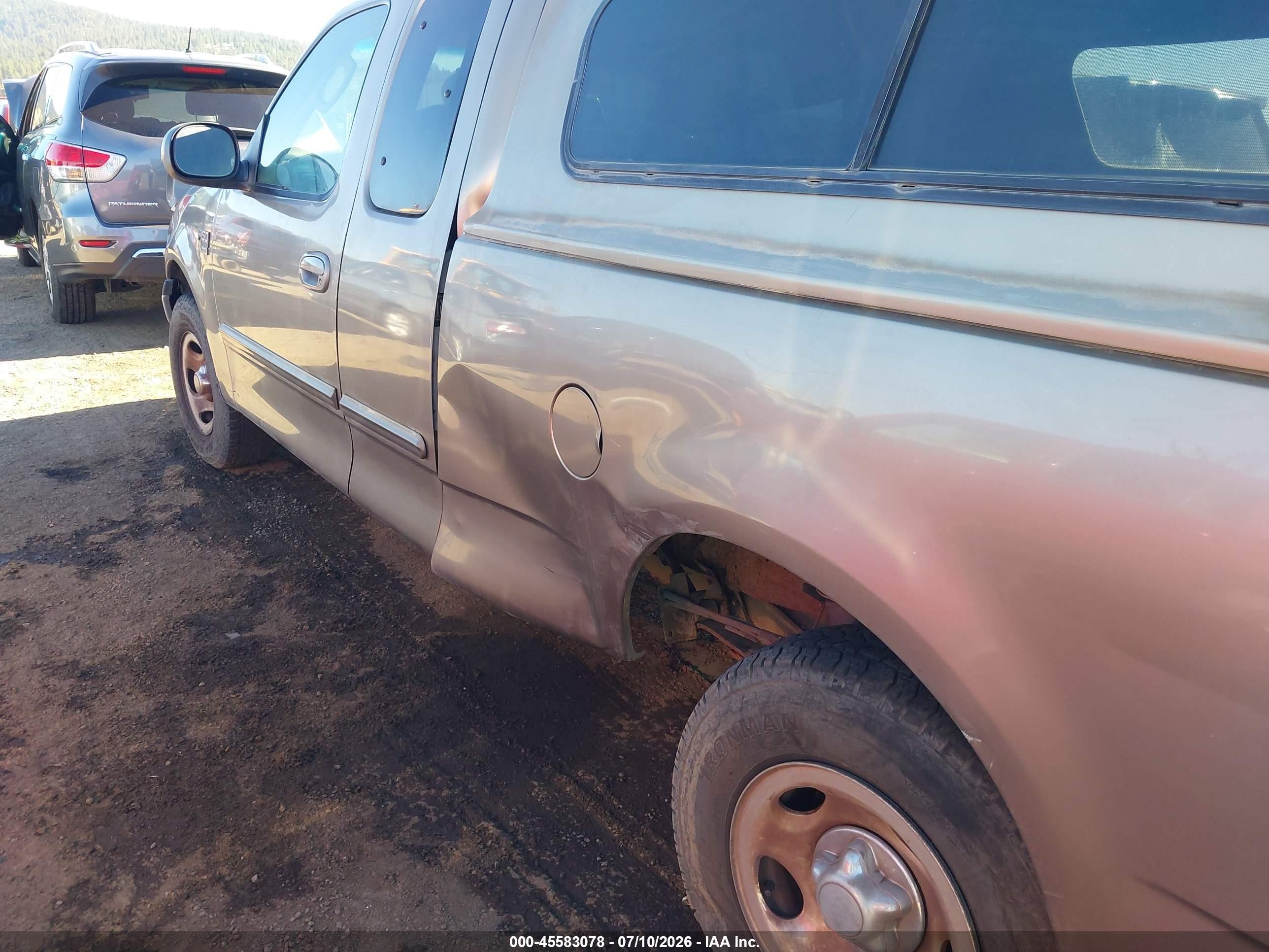 2002 Ford F-150 Lariat/xl/xlt Brown vin: 2FTRX17WX2CB00217