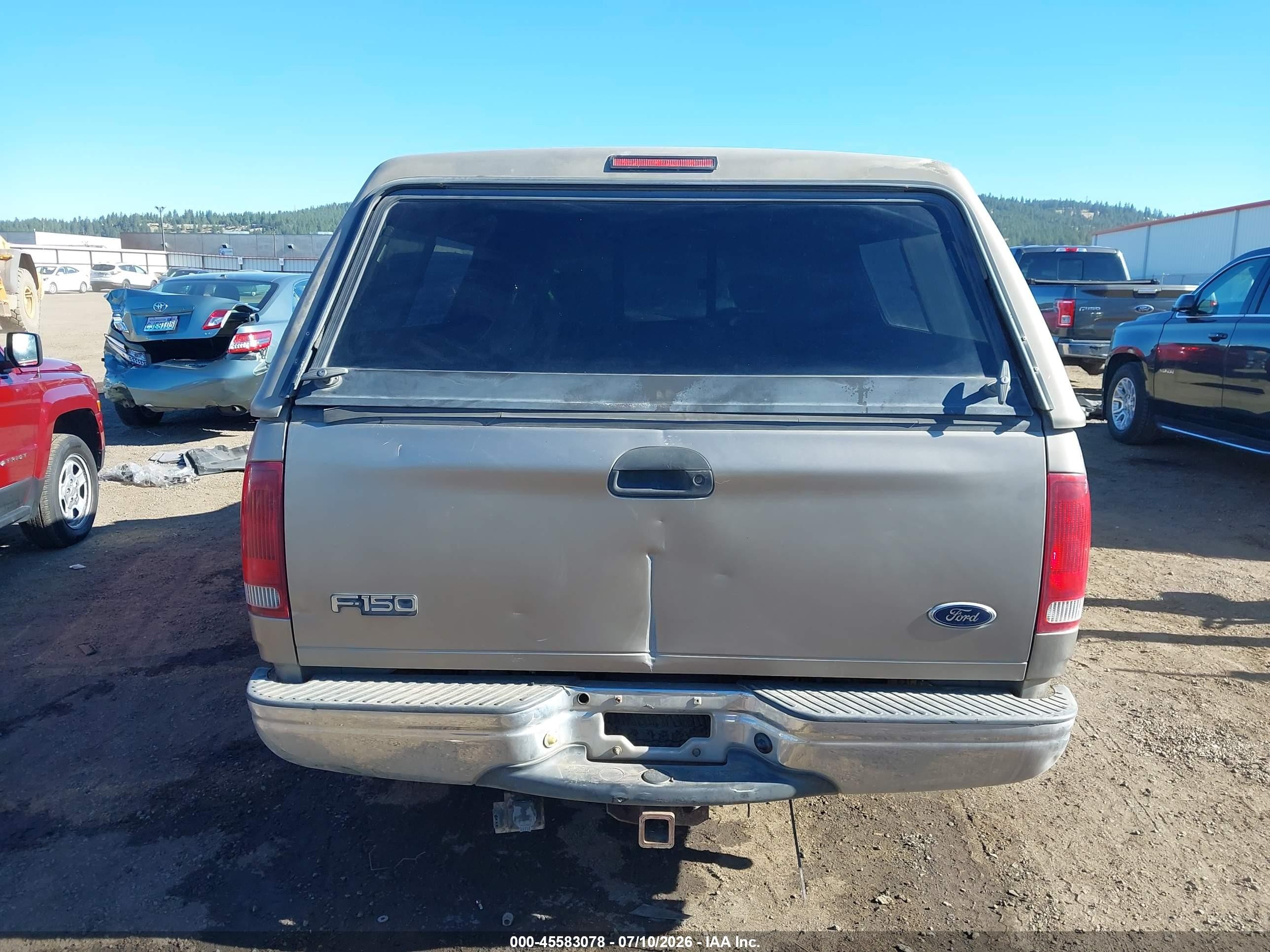 2002 Ford F-150 Lariat/xl/xlt Brown vin: 2FTRX17WX2CB00217