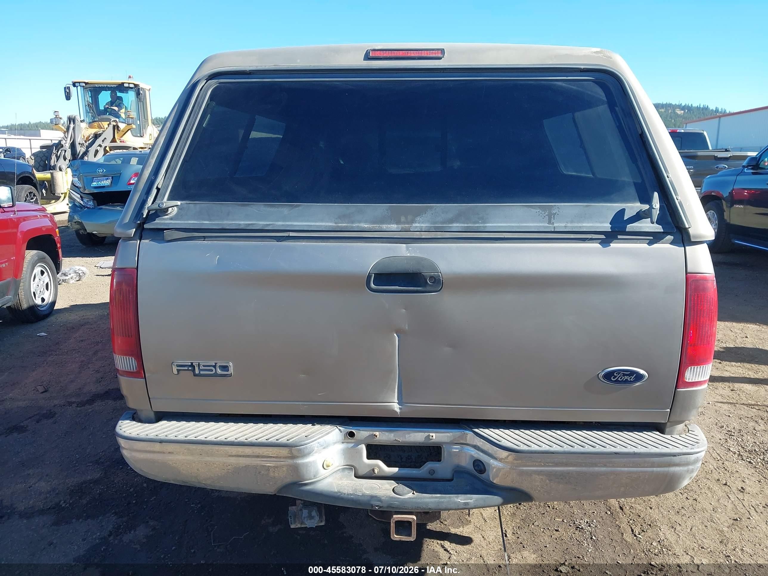 2002 Ford F-150 Lariat/xl/xlt Brown vin: 2FTRX17WX2CB00217