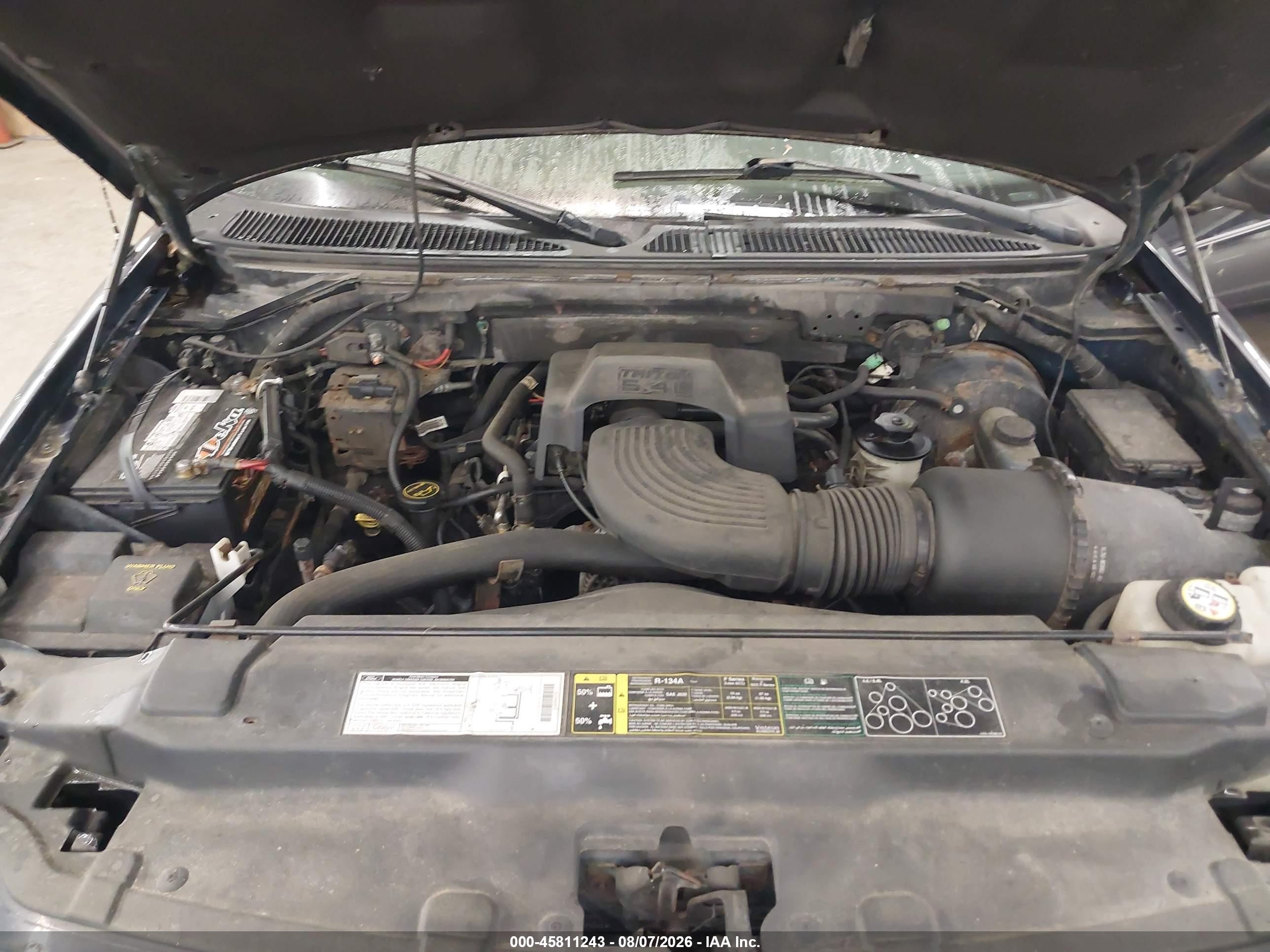 2001 Ford F-150 Lariat/xl/xlt Blue vin: 2FTRX18L21CA68558