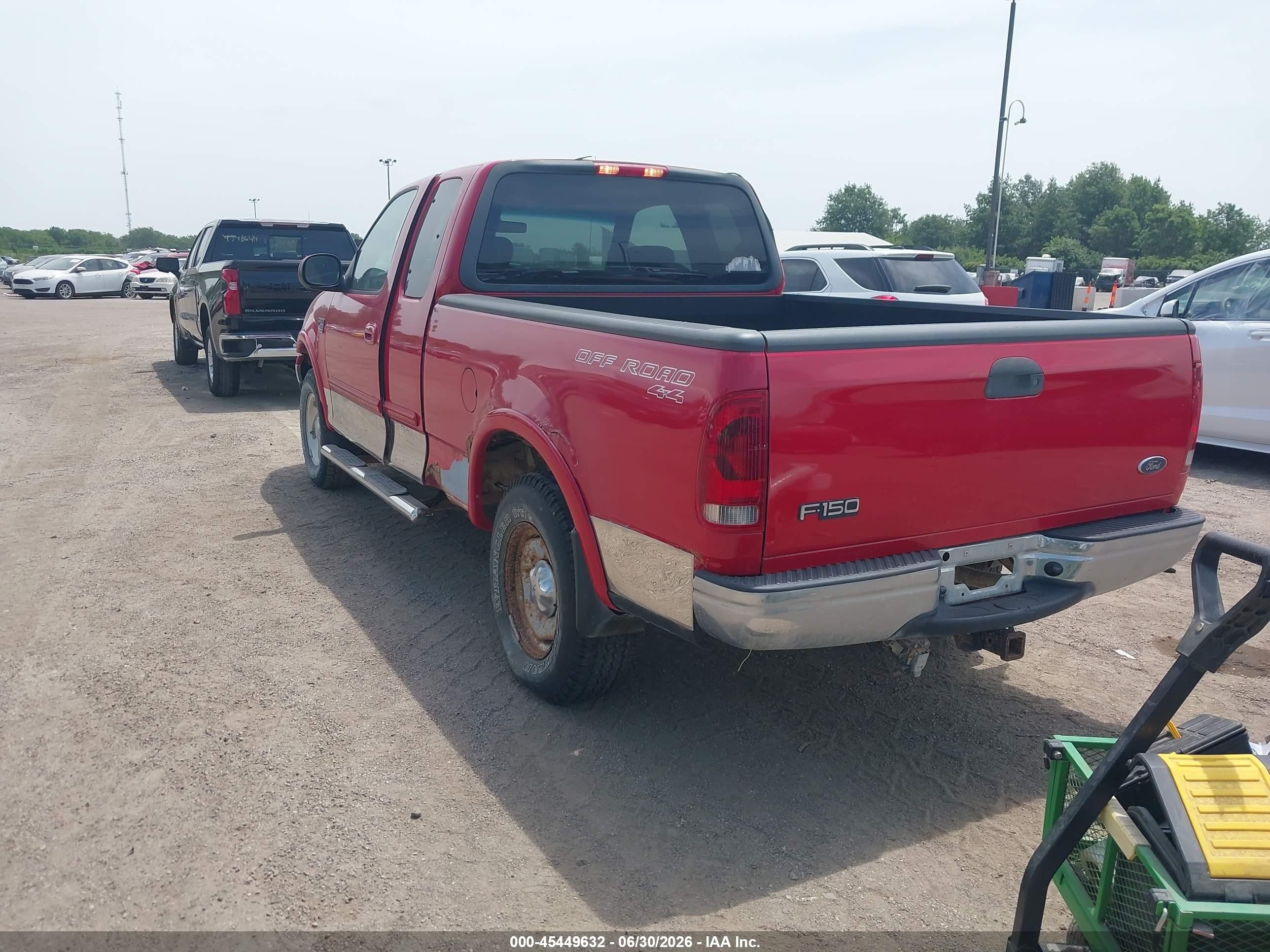 2001 Ford F-150 Lariat/xl/xlt Красный vin: 2FTRX18L21CA87109