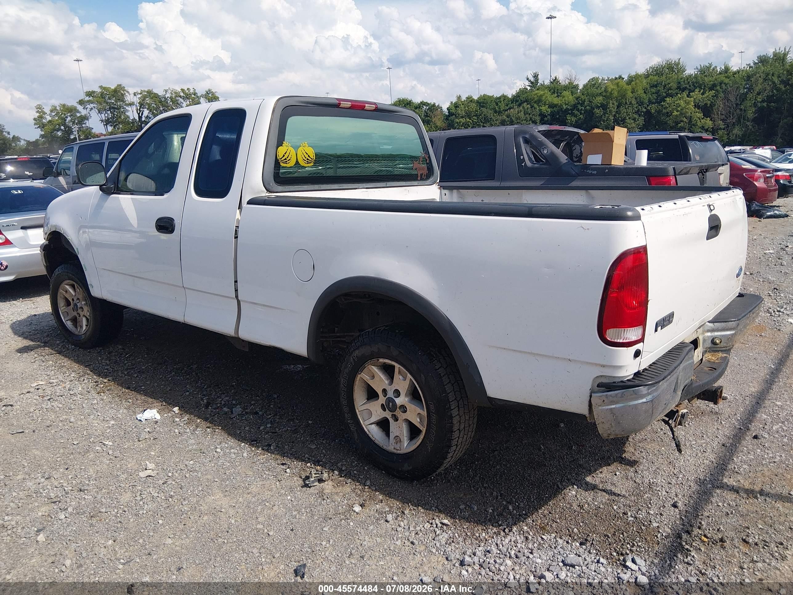 2002 Ford F-150 Lariat/xl/xlt White vin: 2FTRX18L22CA50160