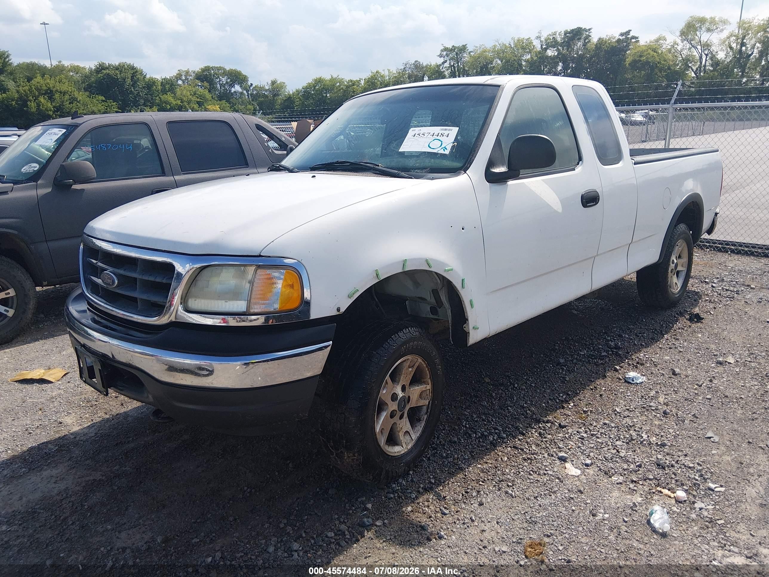 2002 Ford F-150 Lariat/xl/xlt White vin: 2FTRX18L22CA50160