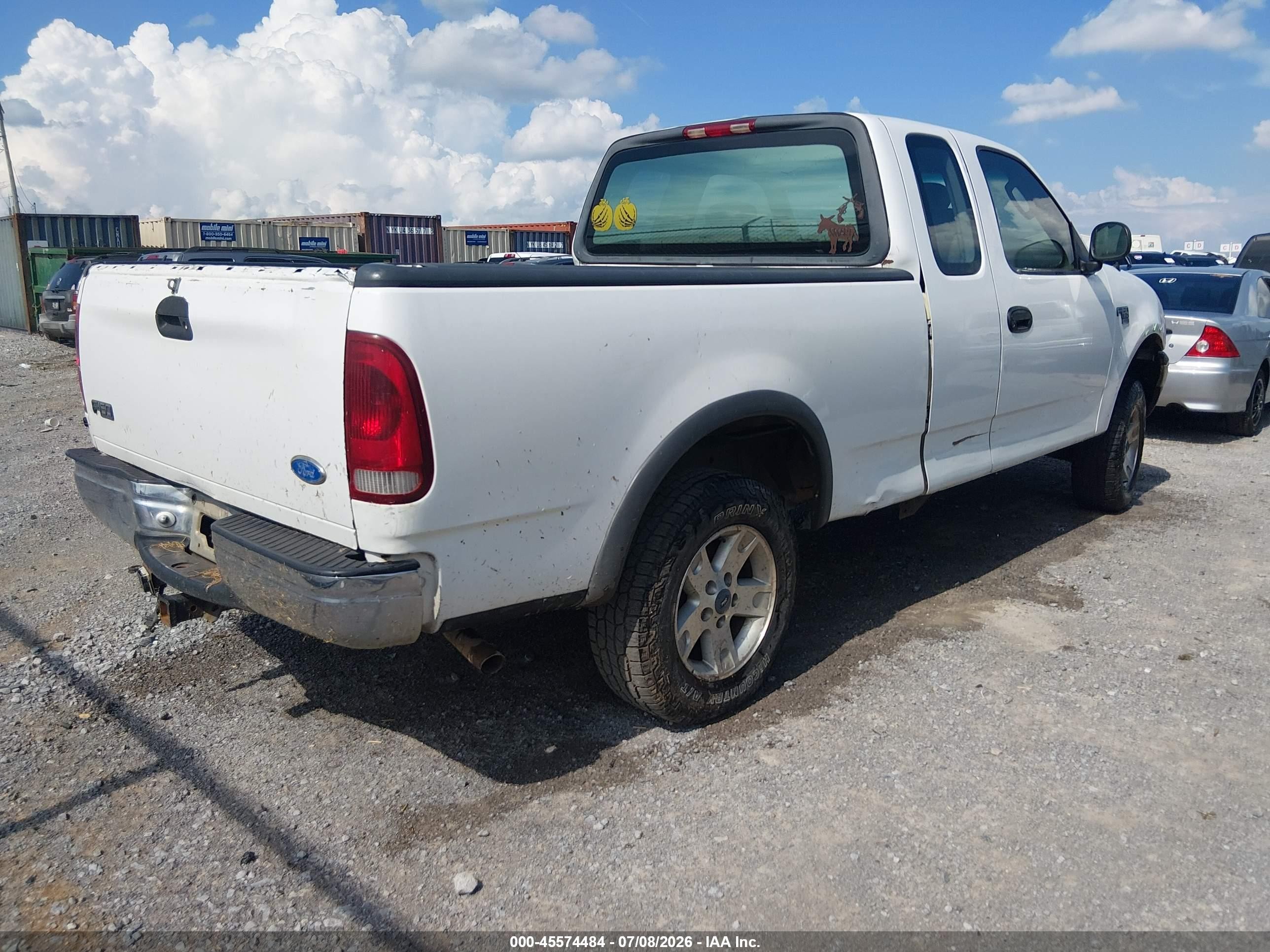 2002 Ford F-150 Lariat/xl/xlt White vin: 2FTRX18L22CA50160