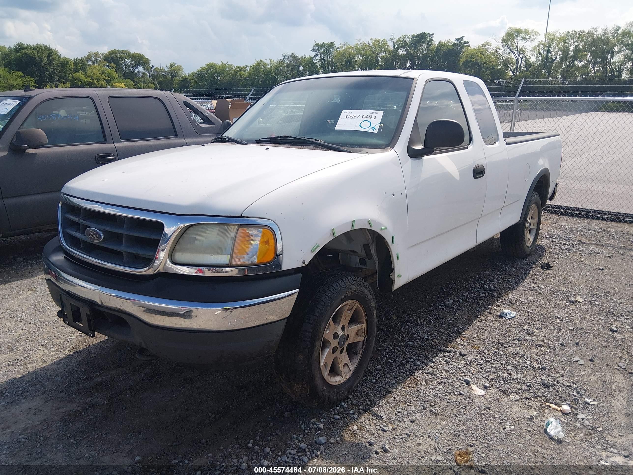 2002 Ford F-150 Lariat/xl/xlt White vin: 2FTRX18L22CA50160