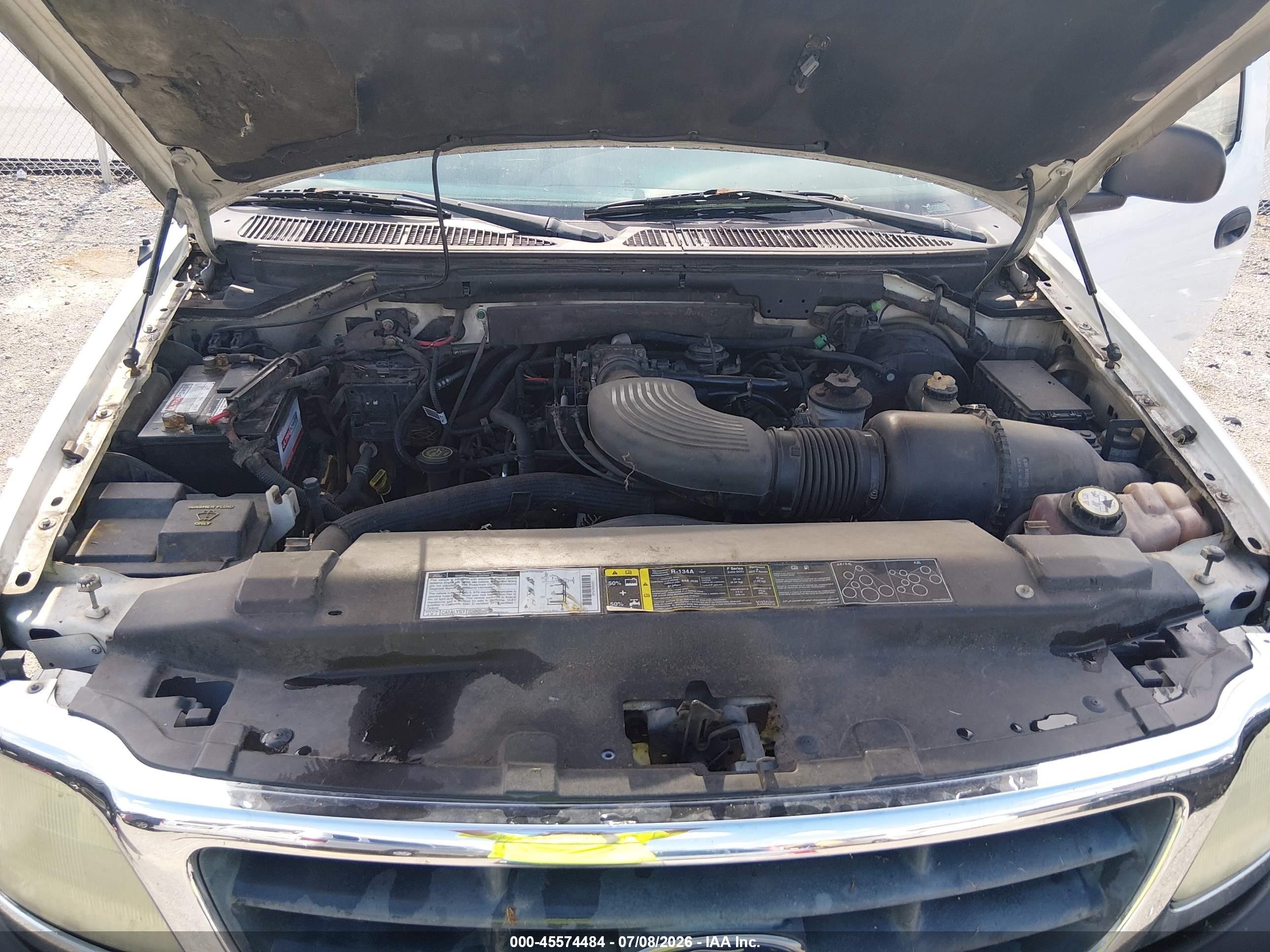 2002 Ford F-150 Lariat/xl/xlt White vin: 2FTRX18L22CA50160