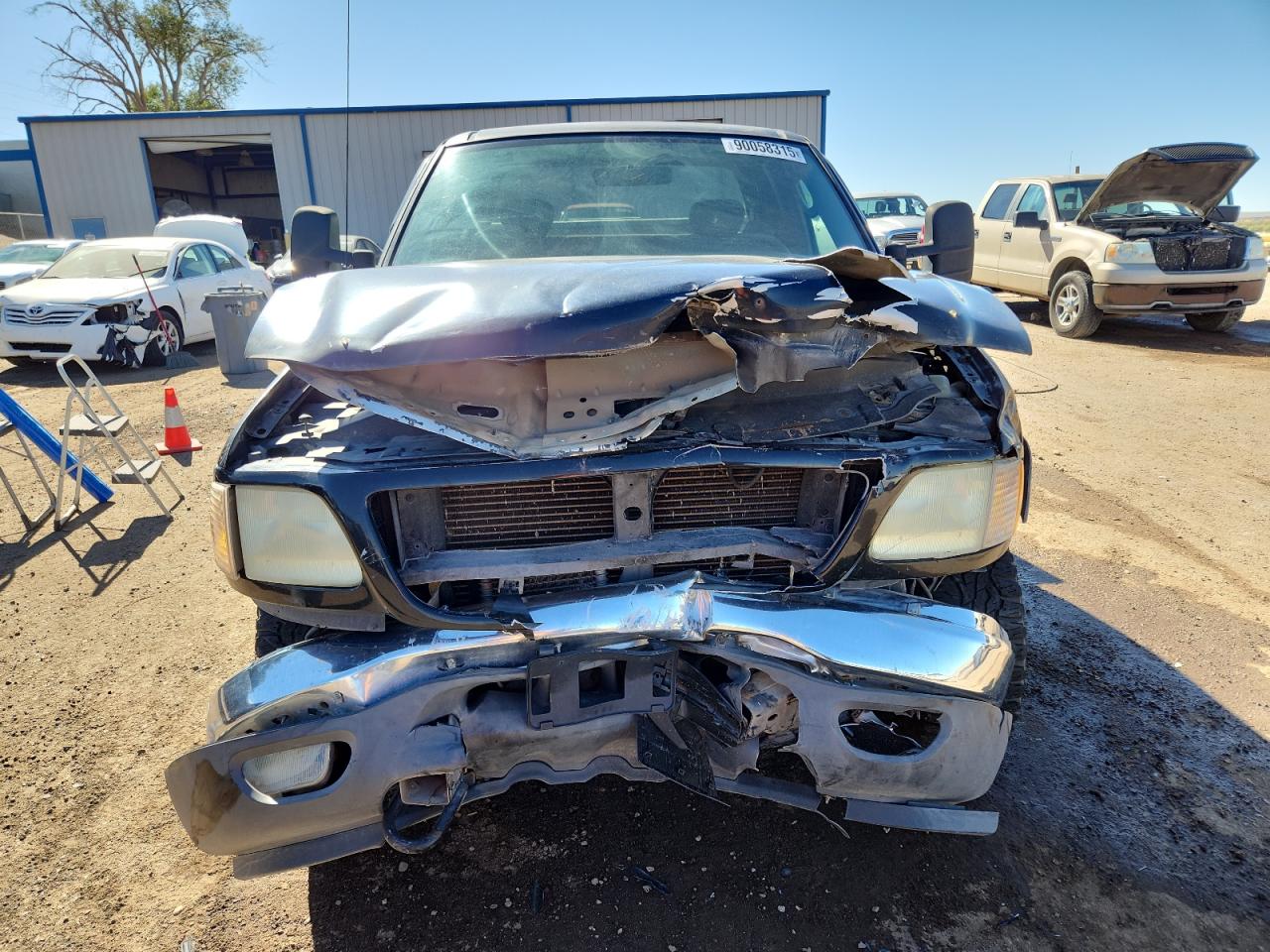 2003 Ford F150 Black vin: 2FTRX18L23CA94323