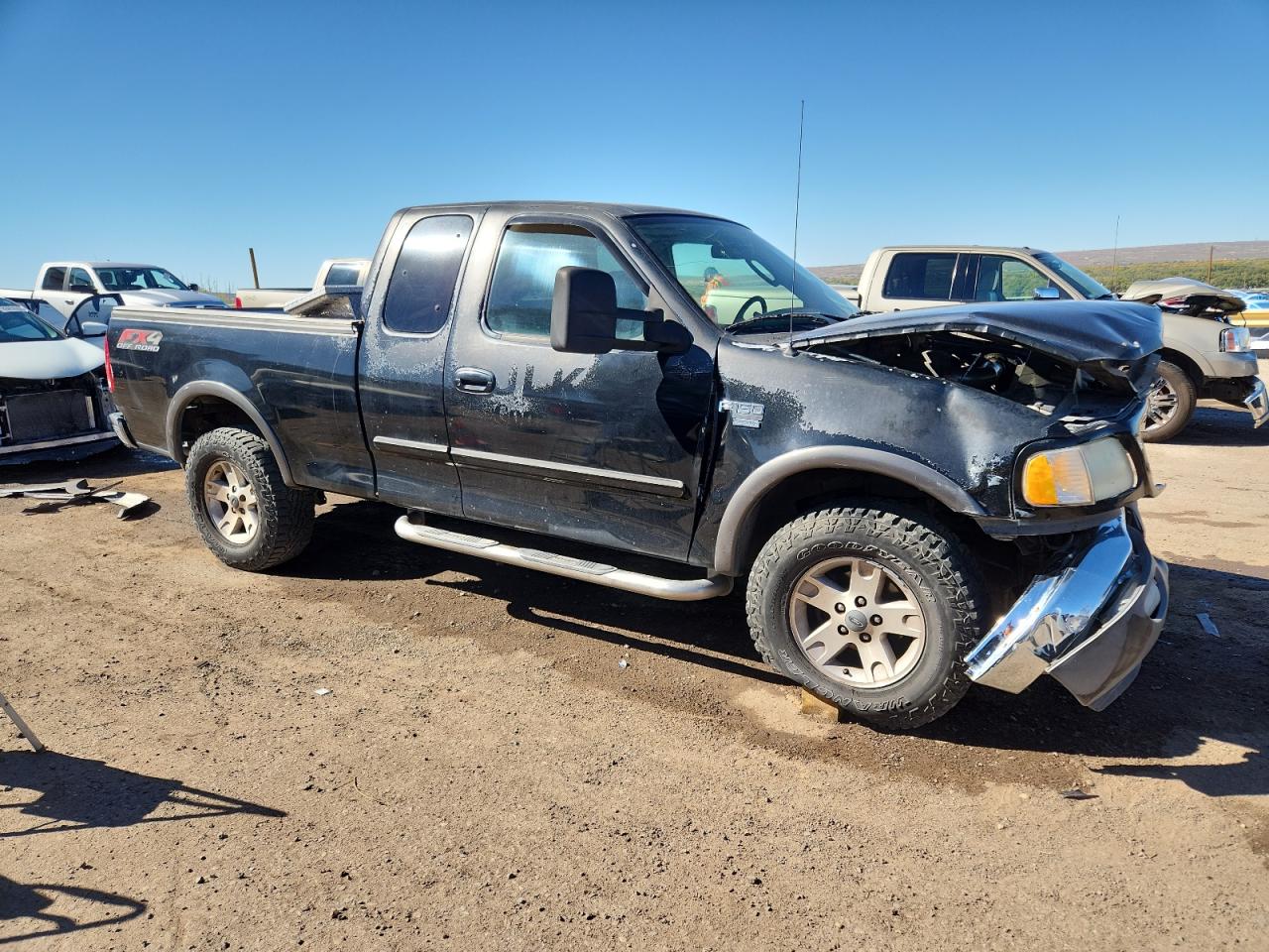 2003 Ford F150 Black vin: 2FTRX18L23CA94323