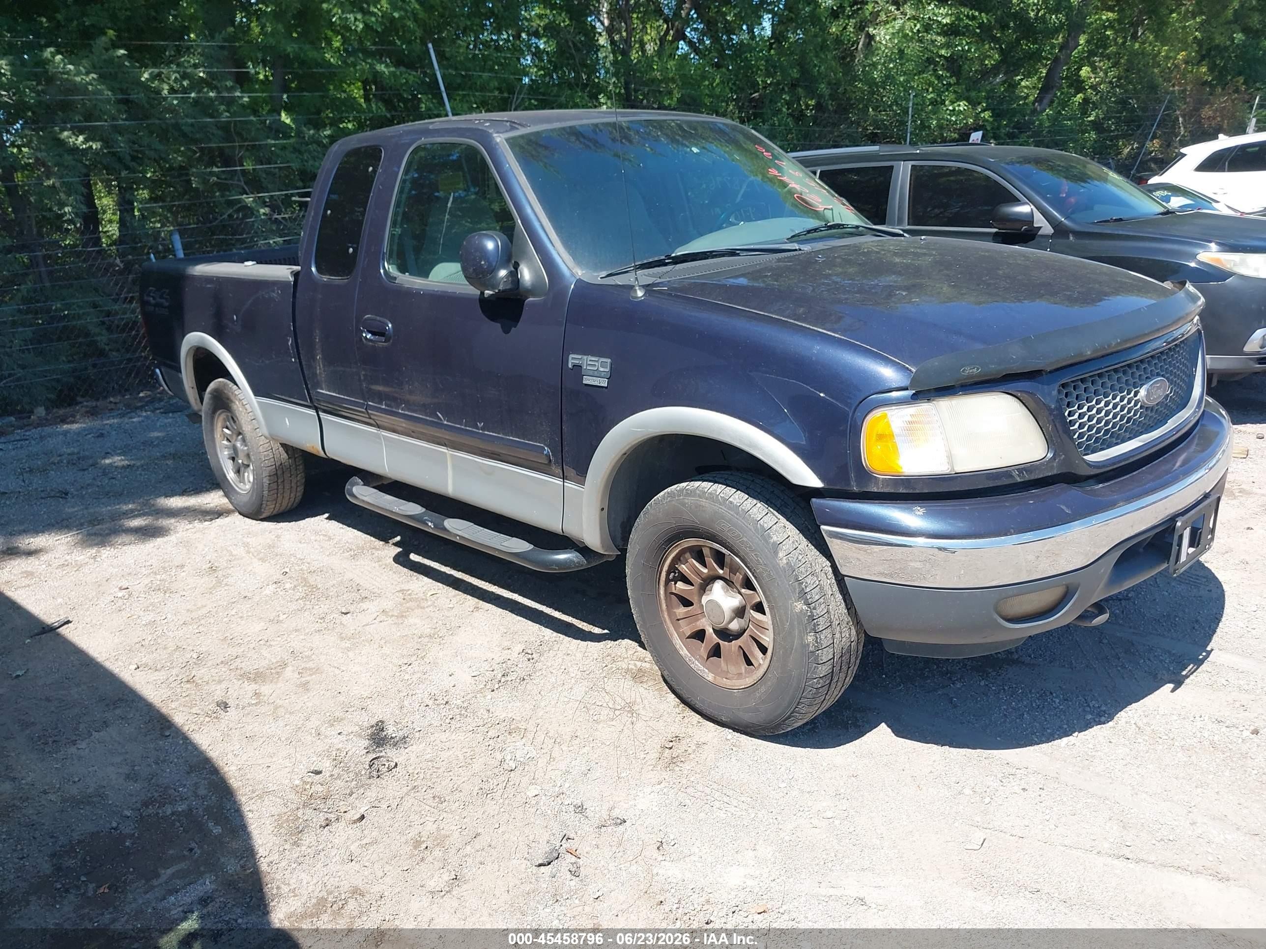 2000 Ford F-150 Lariat/work Series/xl/xlt Blue vin: 2FTRX18L2YCA43928