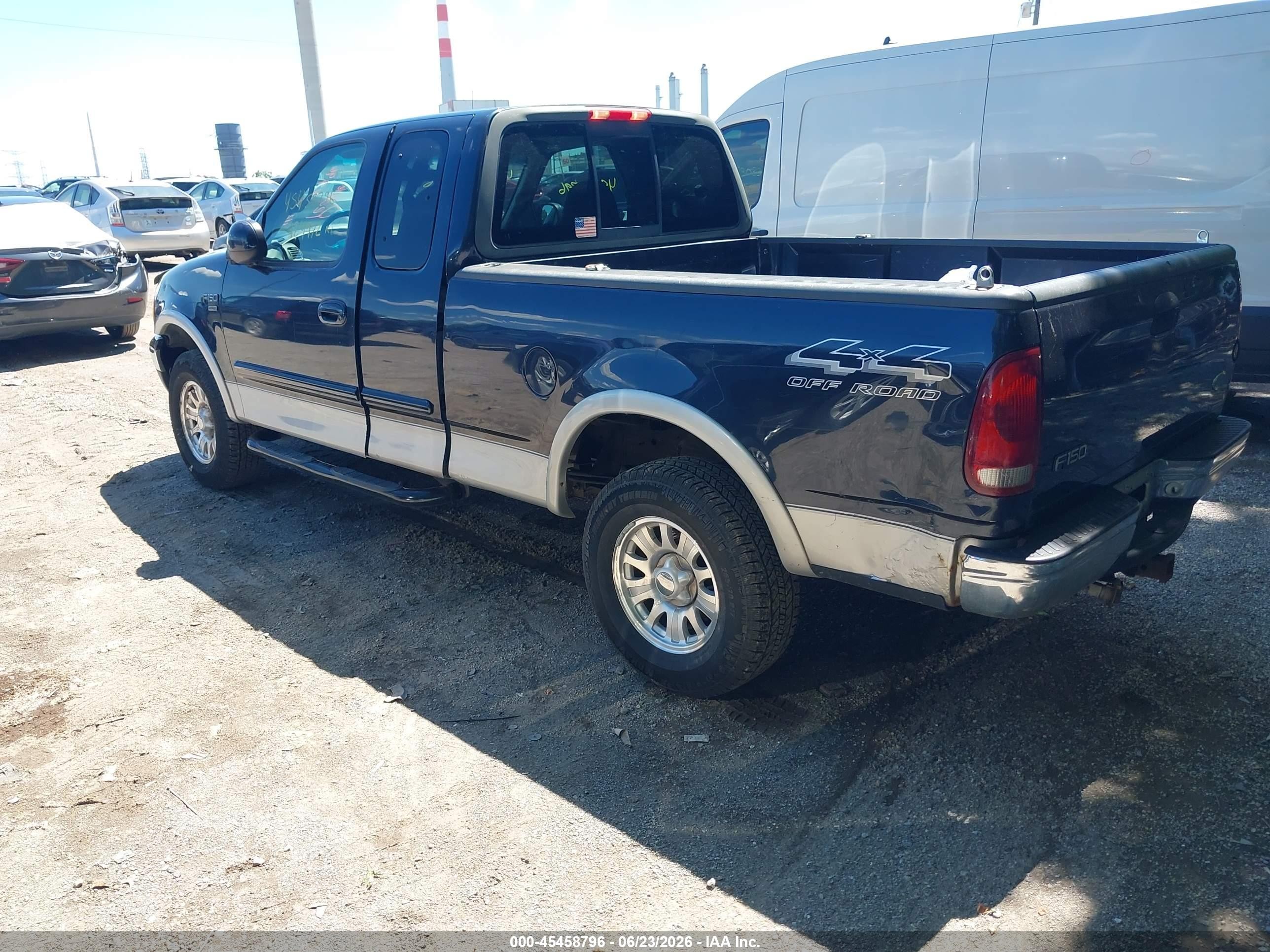 2000 Ford F-150 Lariat/work Series/xl/xlt Blue vin: 2FTRX18L2YCA43928