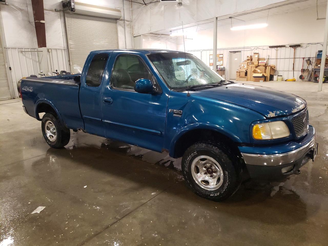 2000 Ford F150 Teal vin: 2FTRX18L2YCA67890