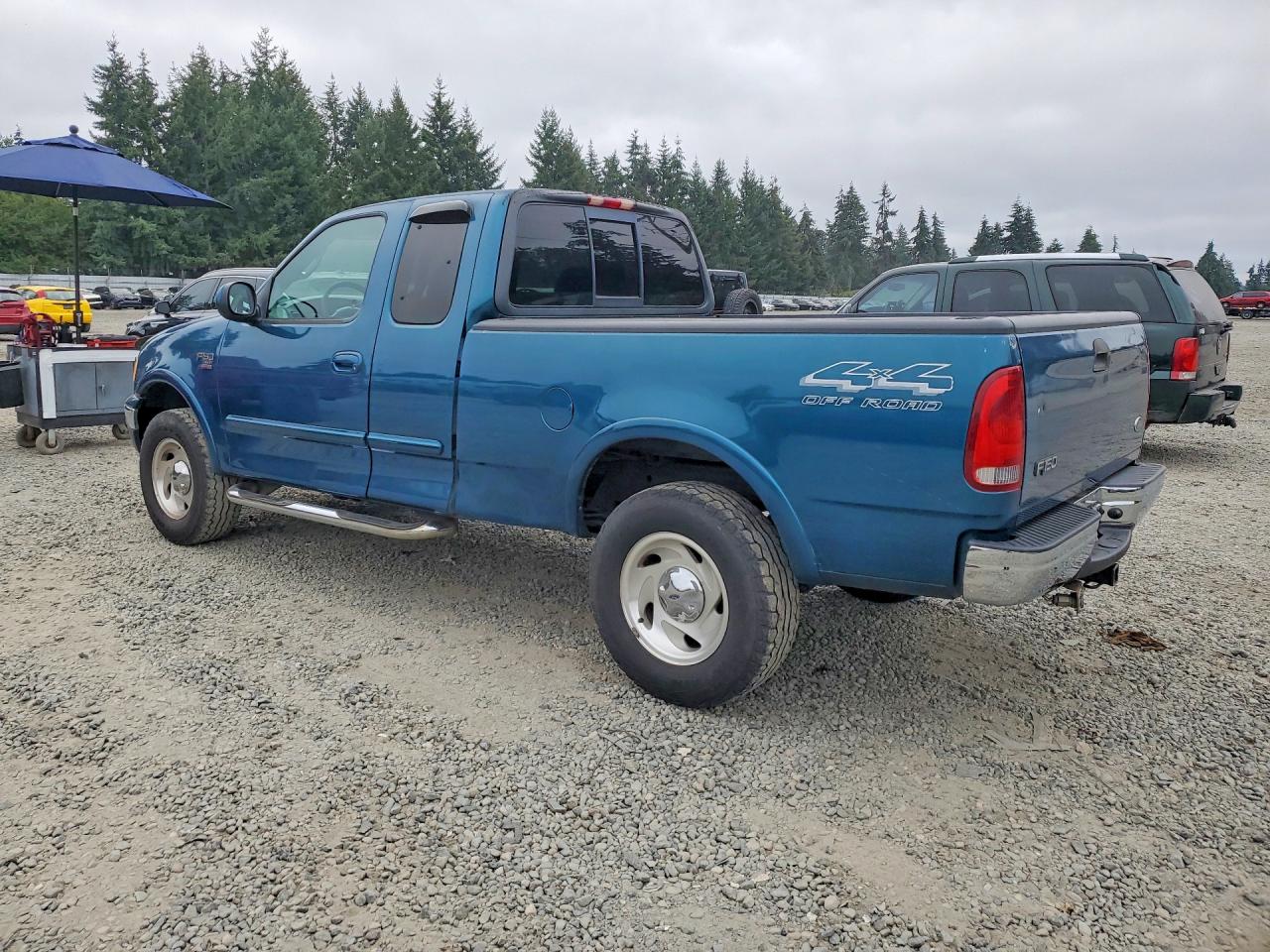 2000 Ford F150 Turquoise vin: 2FTRX18L4YCB12022