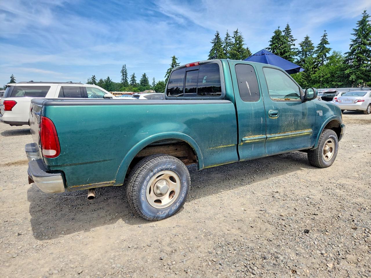 1999 Ford F150 Green vin: 2FTRX18L6XCA55529
