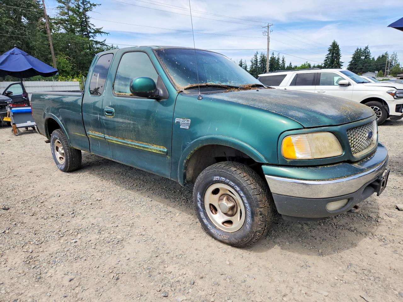 1999 Ford F150 Green vin: 2FTRX18L6XCA55529
