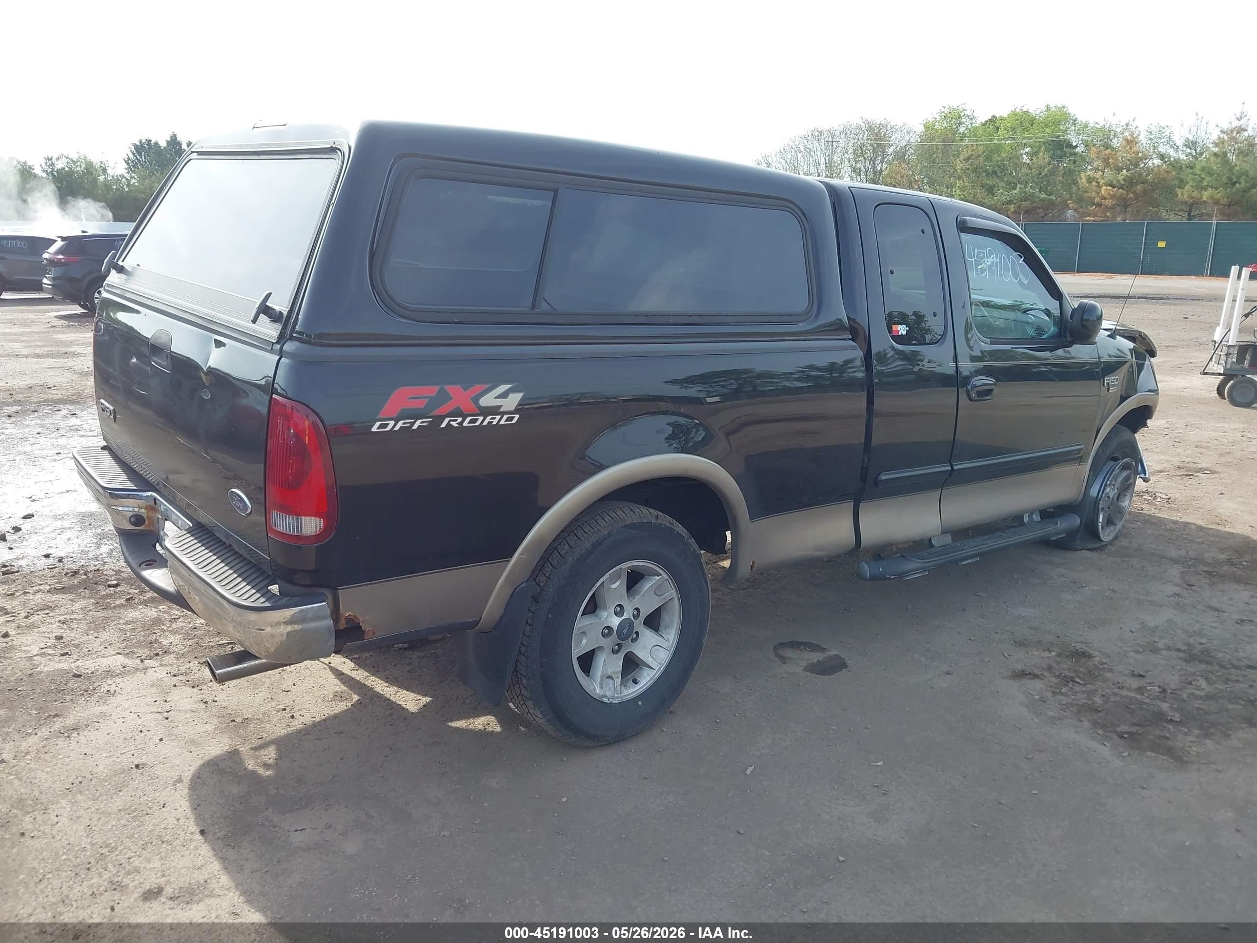 2002 Ford F-150 Lariat/xl/xlt Black vin: 2FTRX18L72CA15159
