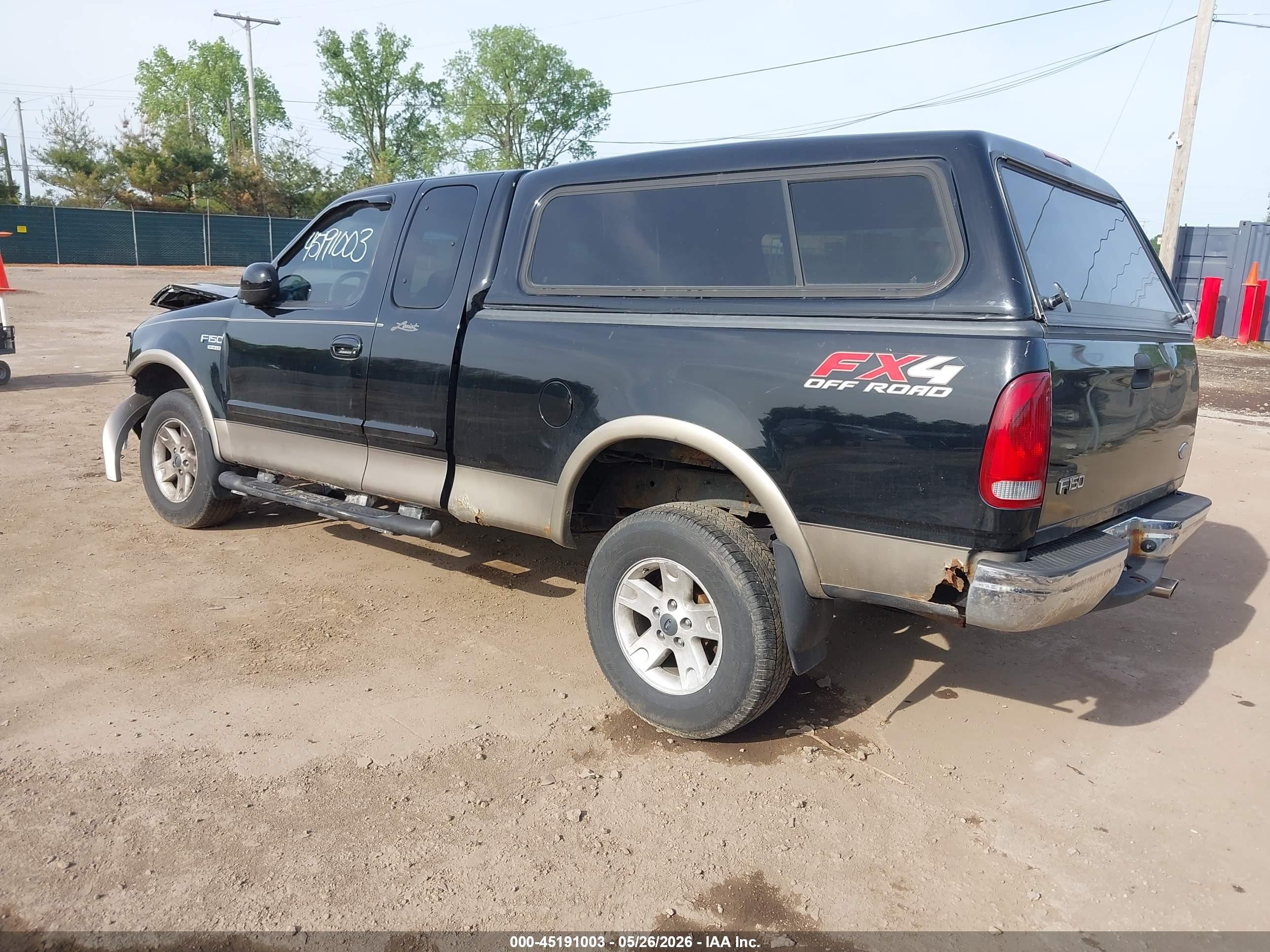 2002 Ford F-150 Lariat/xl/xlt Black vin: 2FTRX18L72CA15159