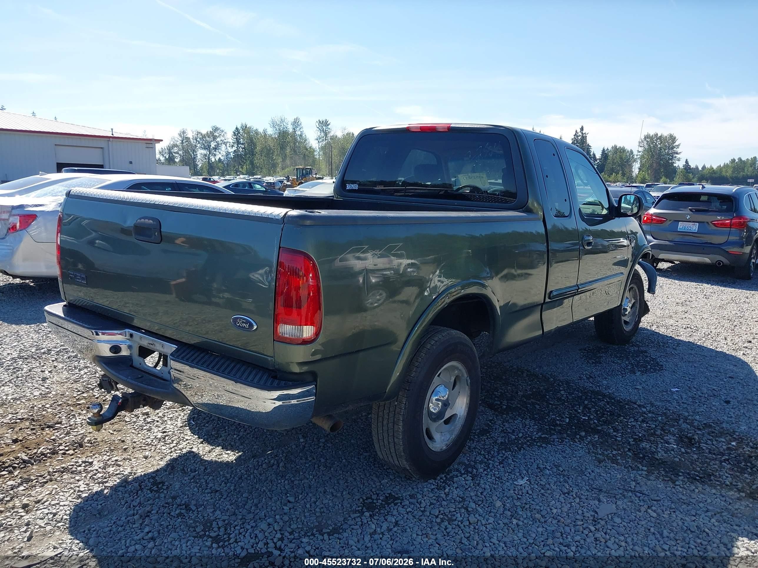 2002 Ford F-150 Lariat/xl/xlt Green vin: 2FTRX18L82CA50342