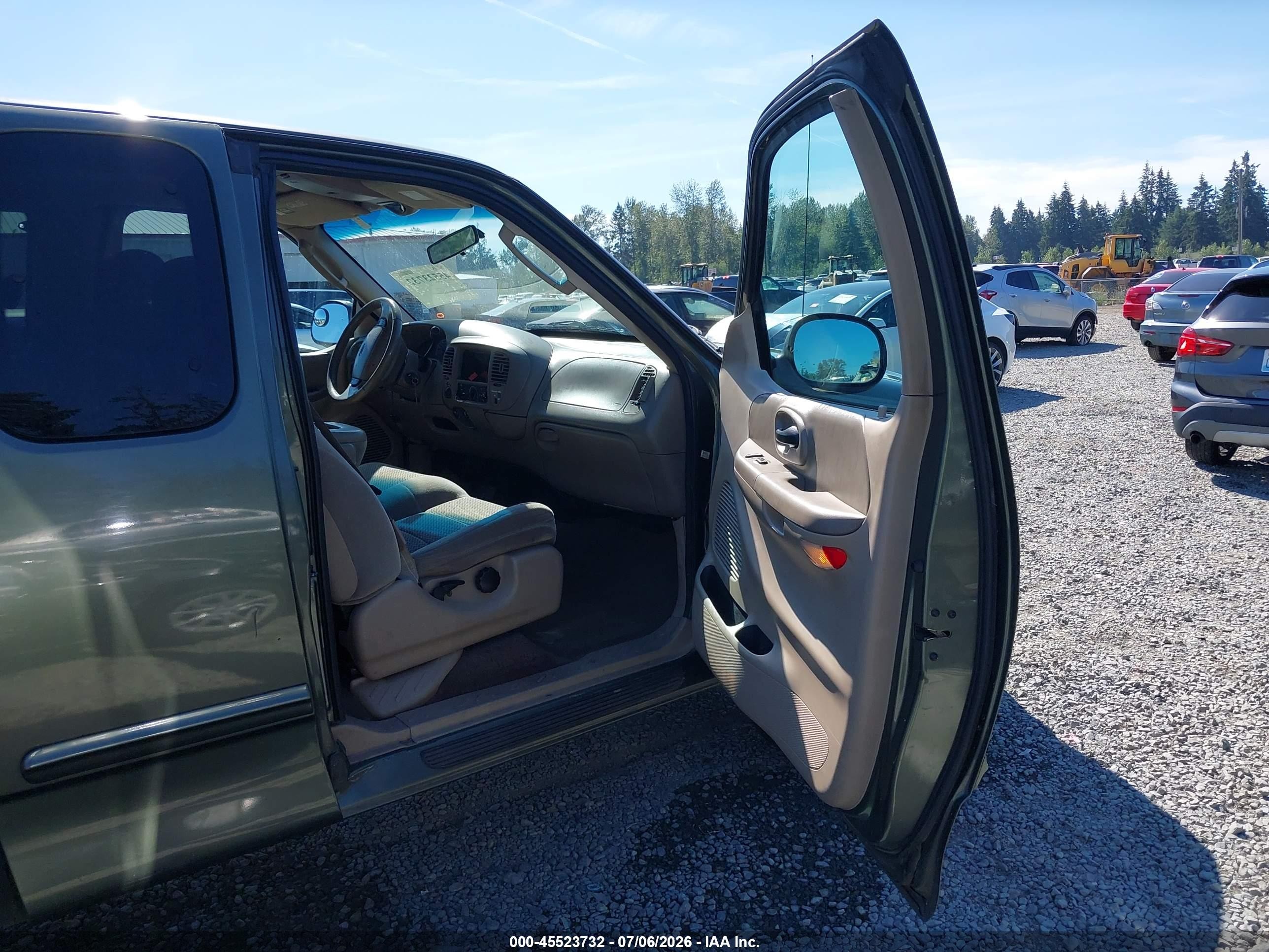 2002 Ford F-150 Lariat/xl/xlt Green vin: 2FTRX18L82CA50342