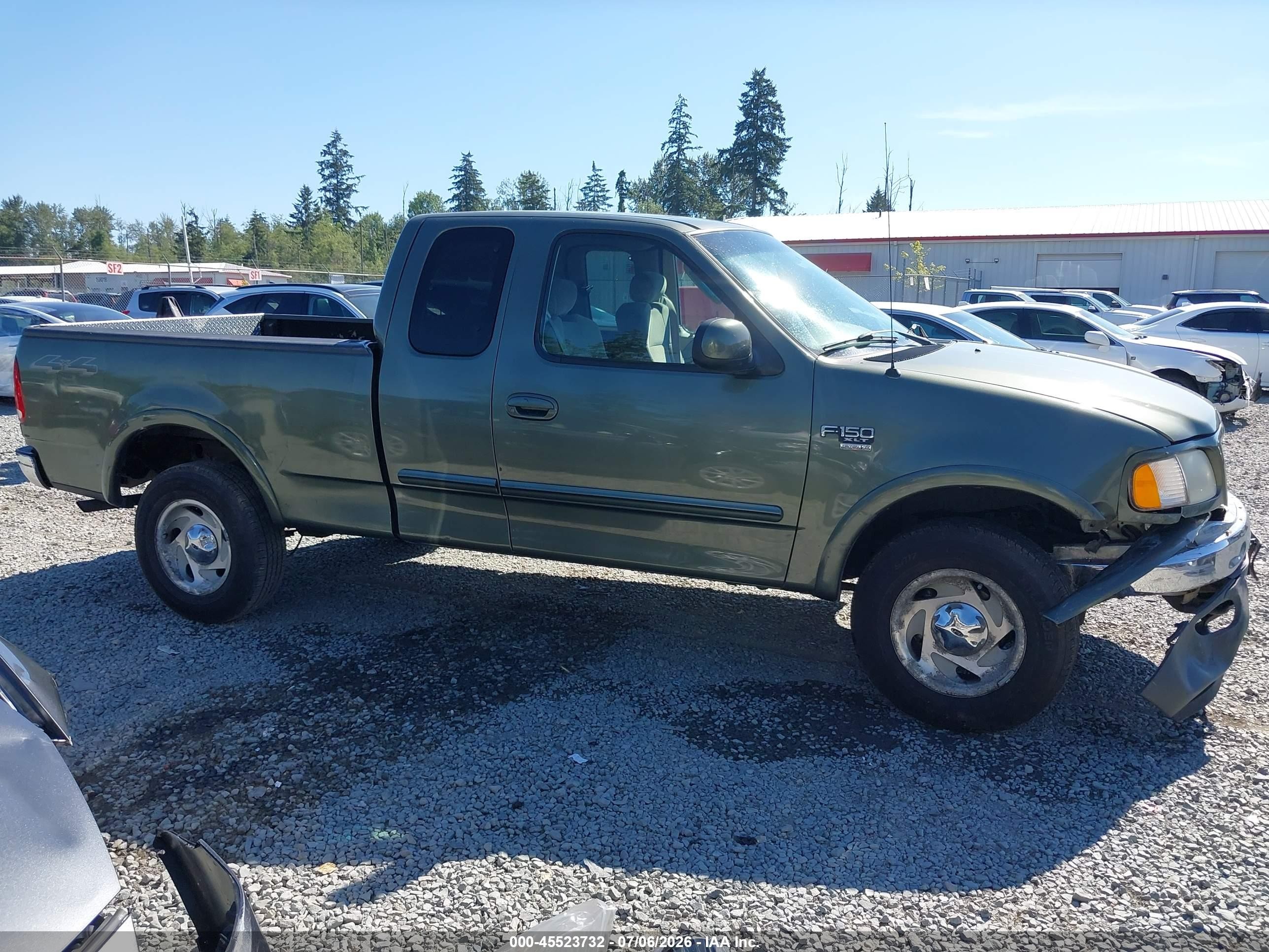 2002 Ford F-150 Lariat/xl/xlt Green vin: 2FTRX18L82CA50342