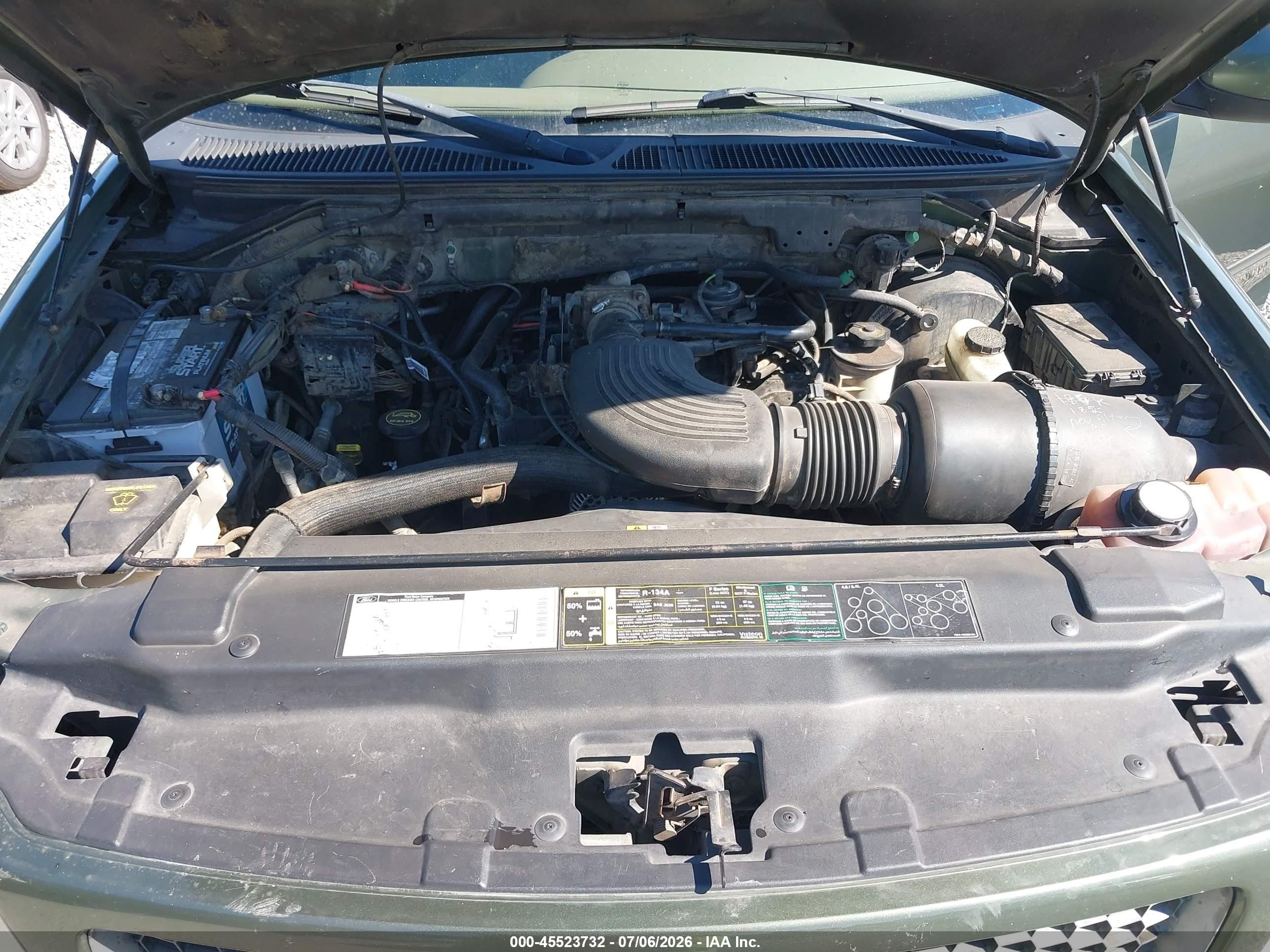 2002 Ford F-150 Lariat/xl/xlt Green vin: 2FTRX18L82CA50342
