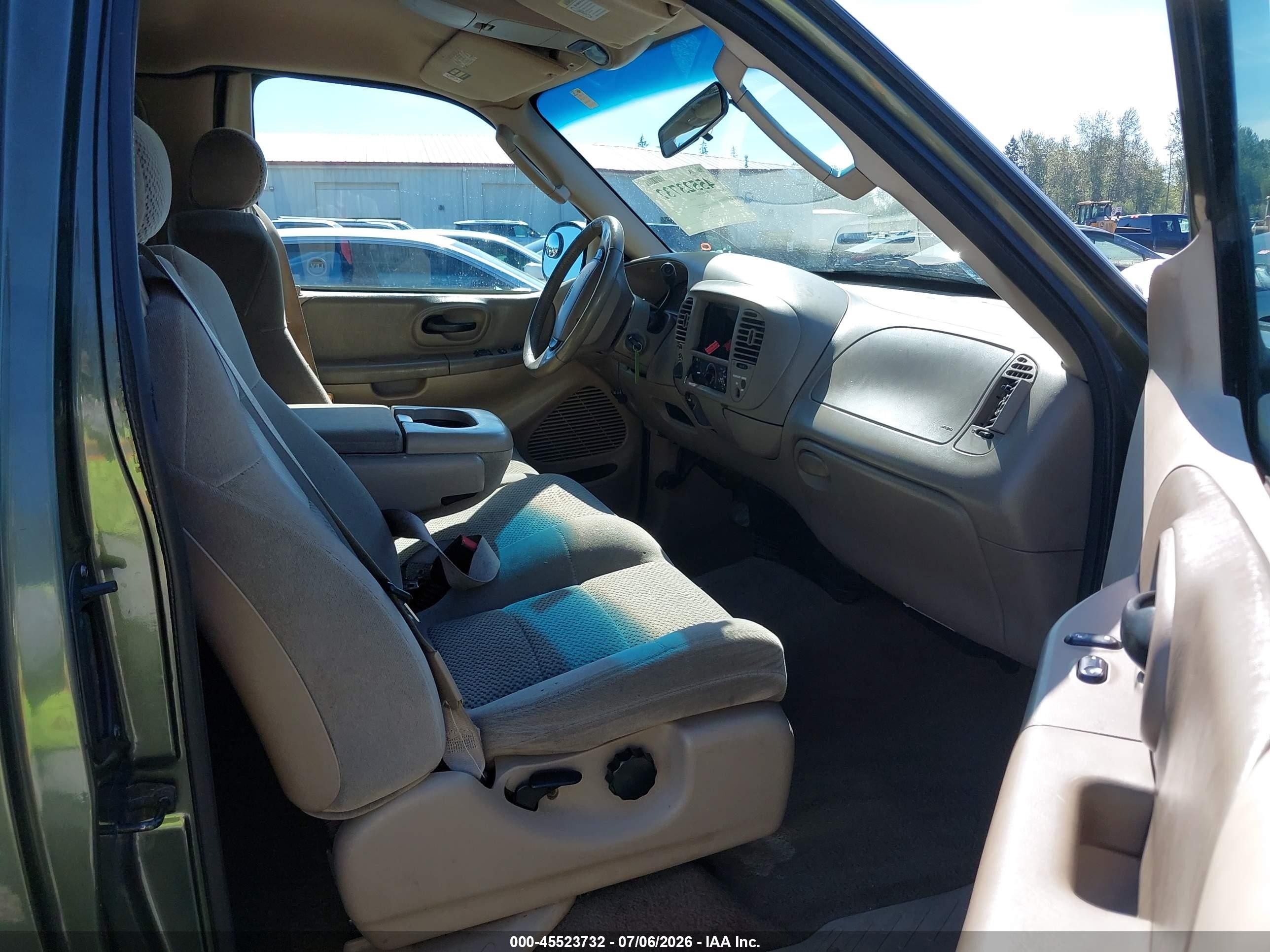 2002 Ford F-150 Lariat/xl/xlt Green vin: 2FTRX18L82CA50342