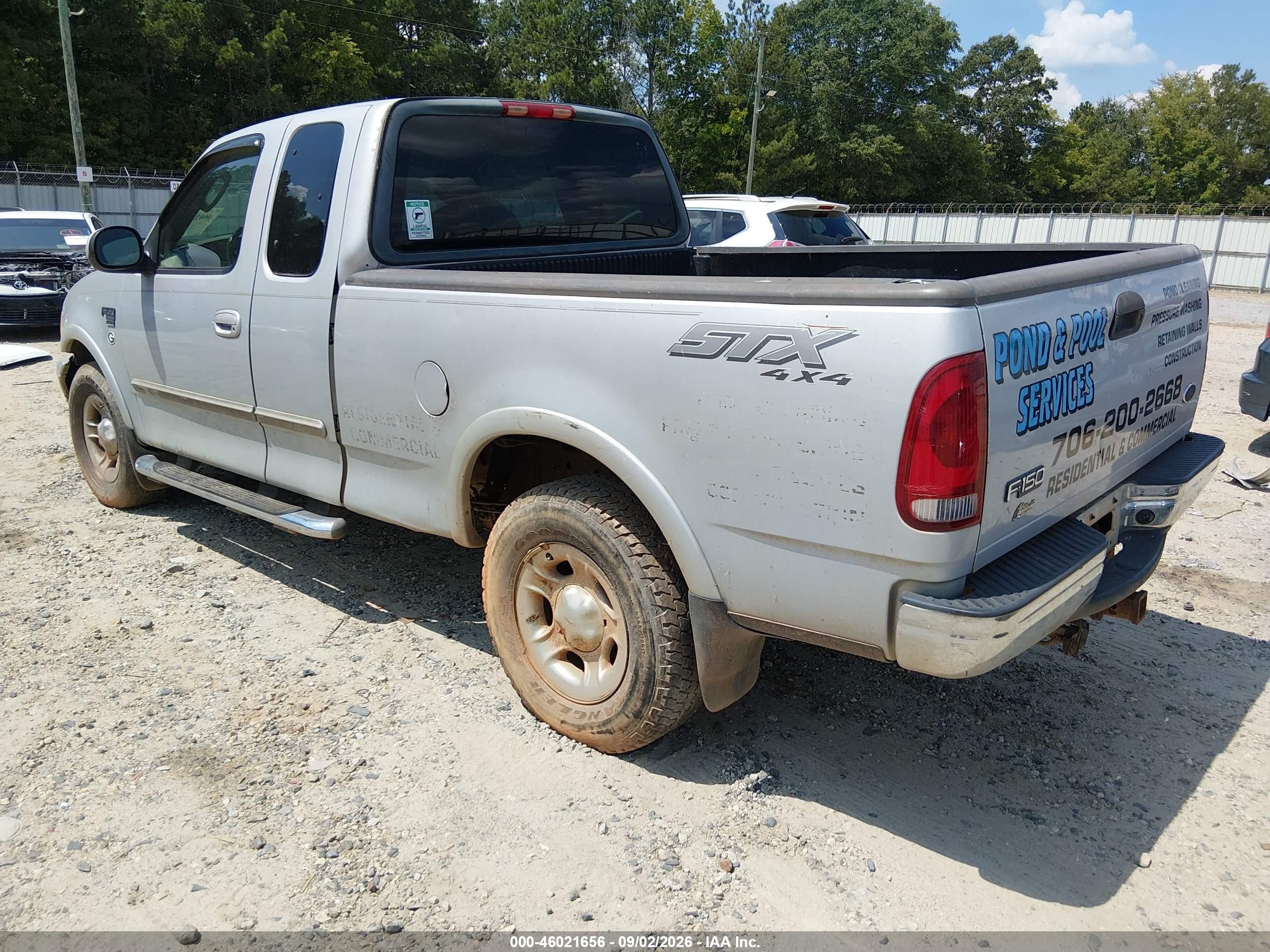 2003 Ford F-150 Lariat/xl/xlt Silver vin: 2FTRX18L83CA65716